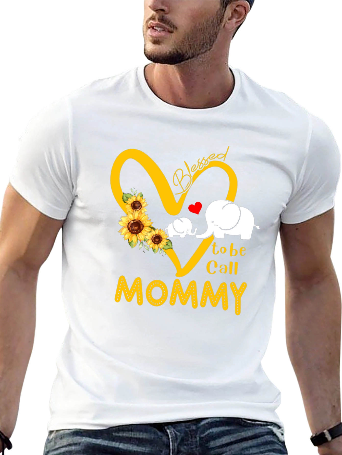 Blessed to be Call Mommy Black T-Shirt