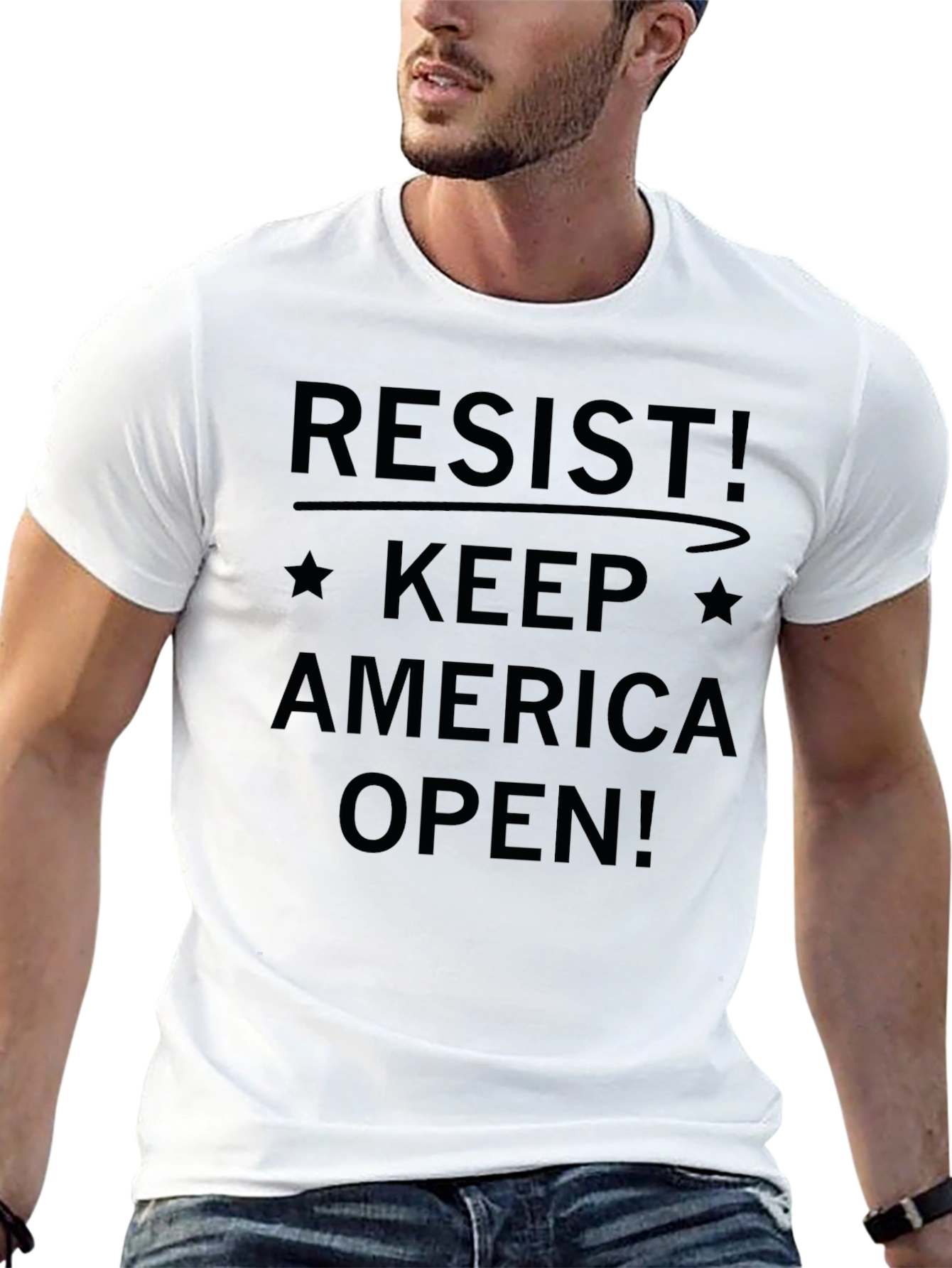 Resist! Keep America Open! Graphic Tee