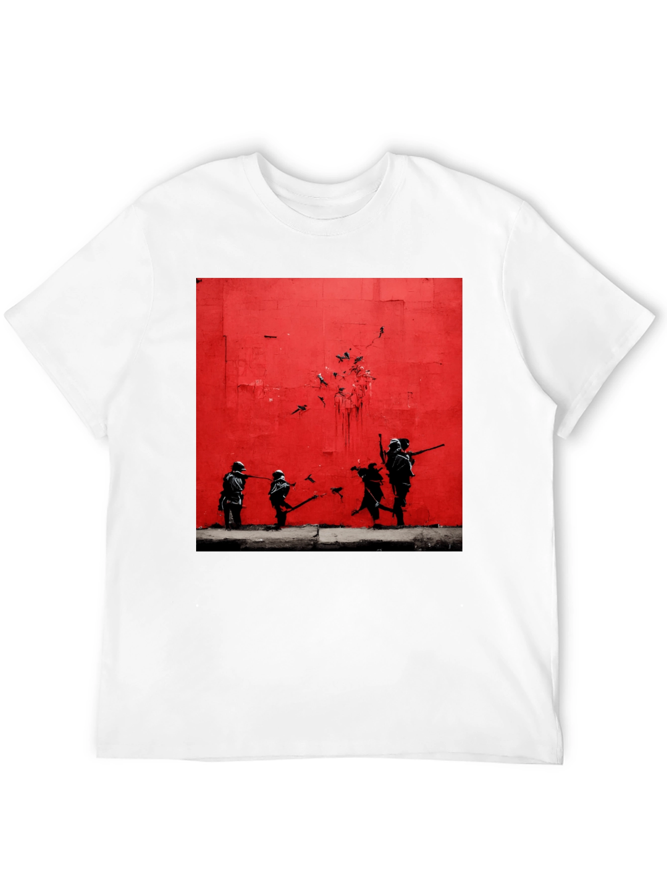 Banksy Inspired Art Tee - Streetwear Style