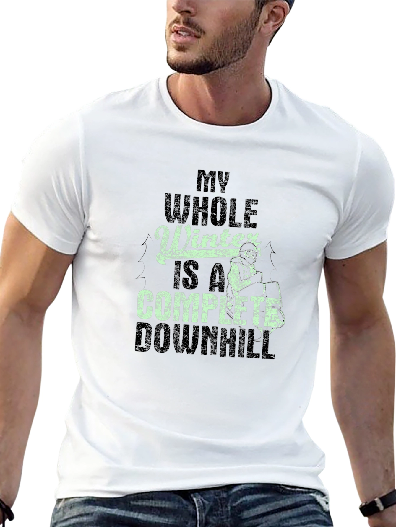 My Whole Winter is a Complete Downhill T-Shirt