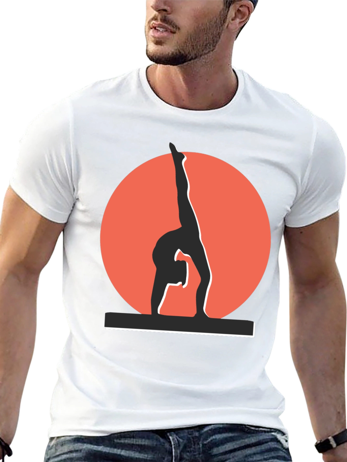 Gymnast T-Shirt - Balance Beam Graphic Tee
