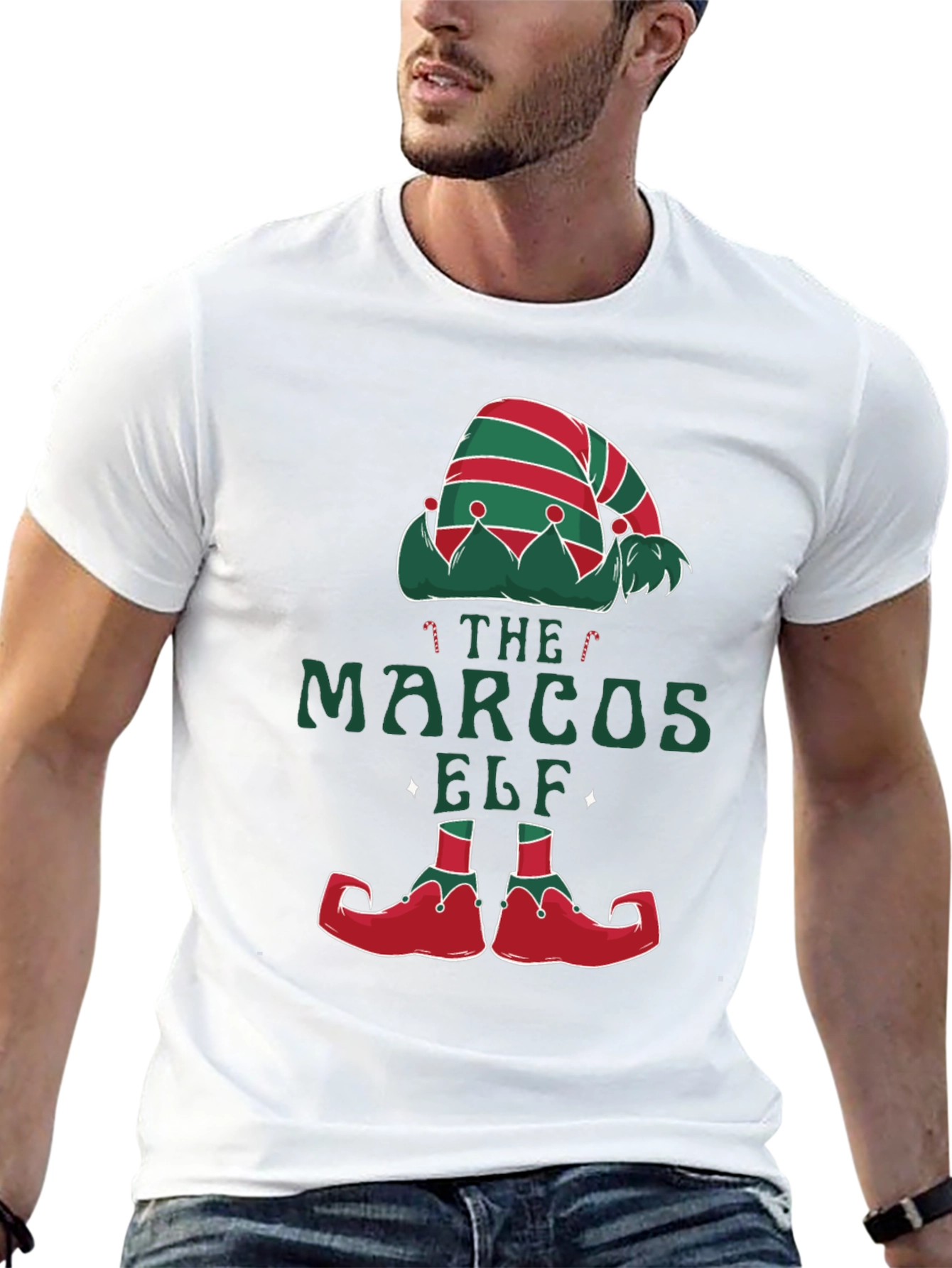 The Marcos Elf Christmas T-Shirt