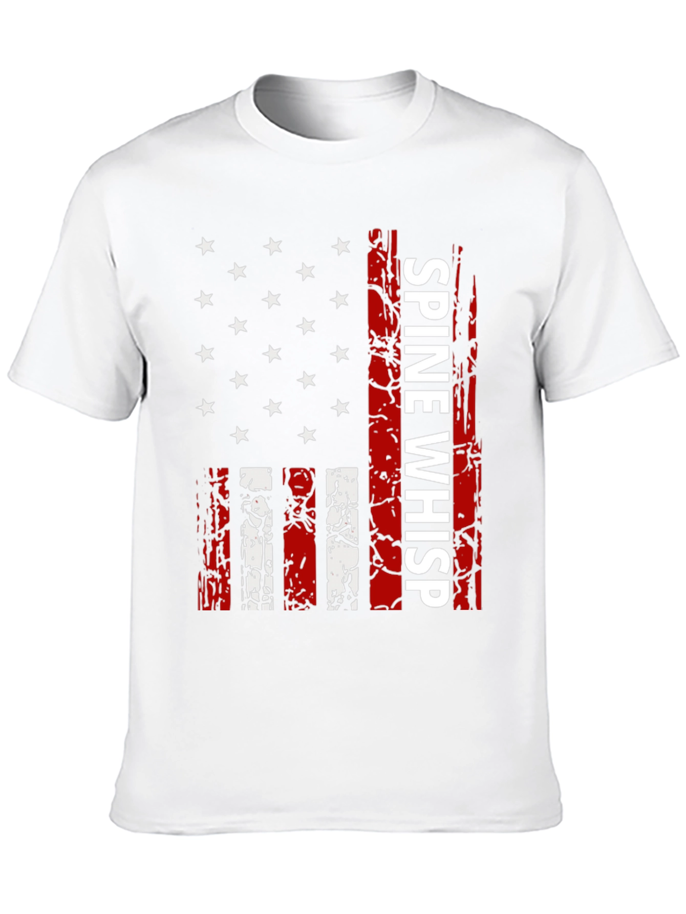 Spine Whisp American Flag Style T-Shirt