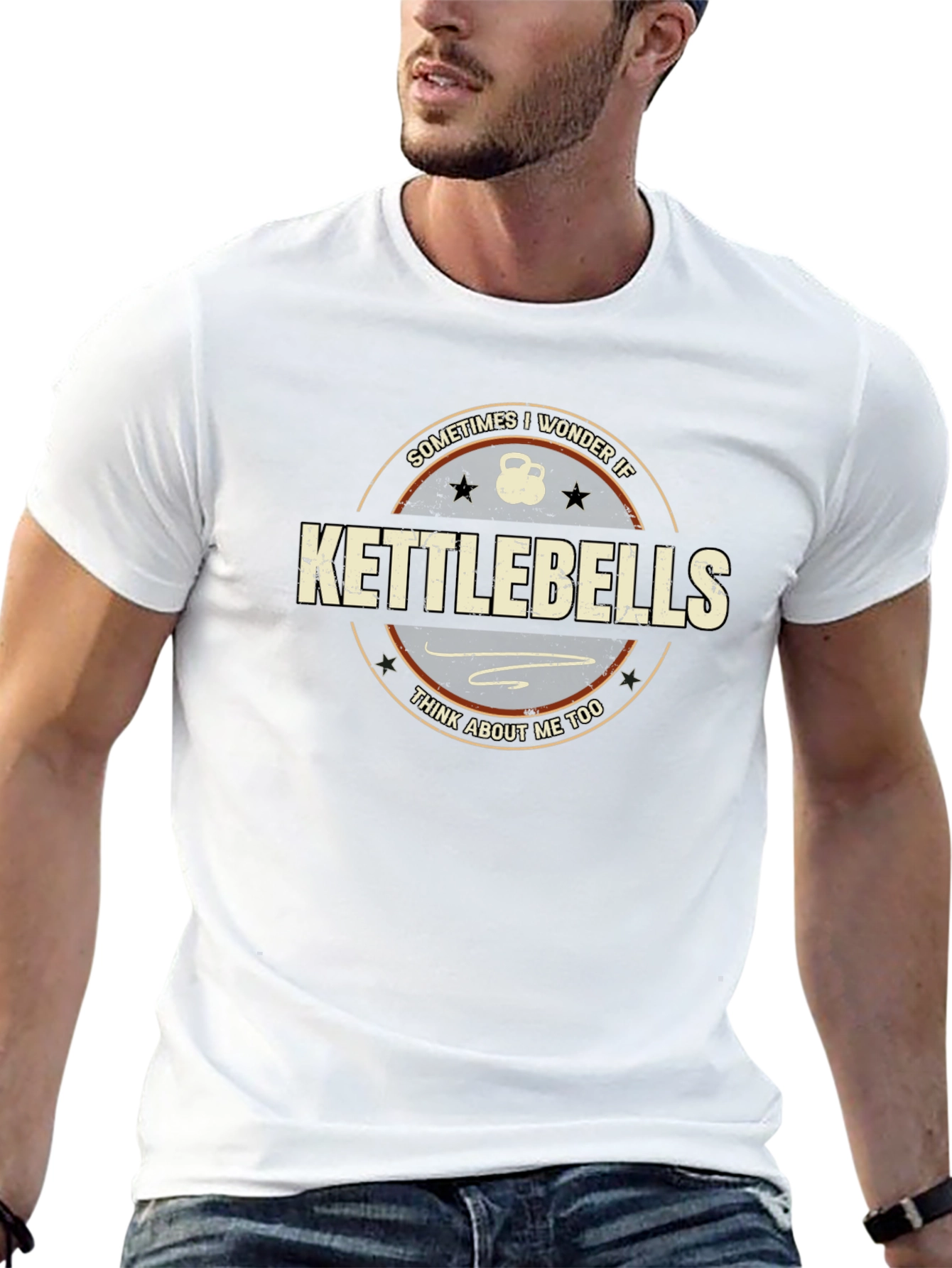 Kettlebells T-Shirt - Funny Fitness Workout Tee