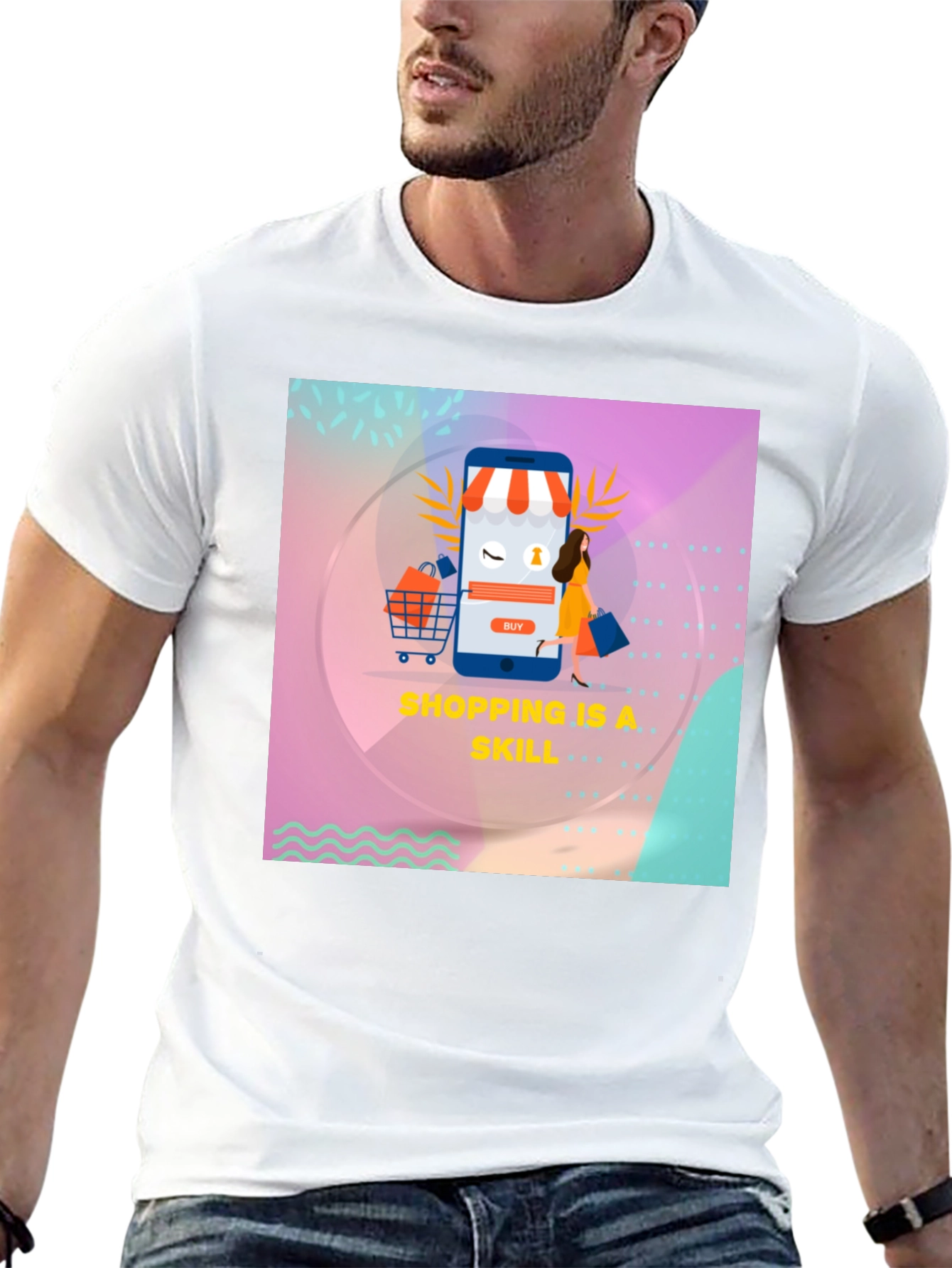 Shopping is a Skill Graphic Tee