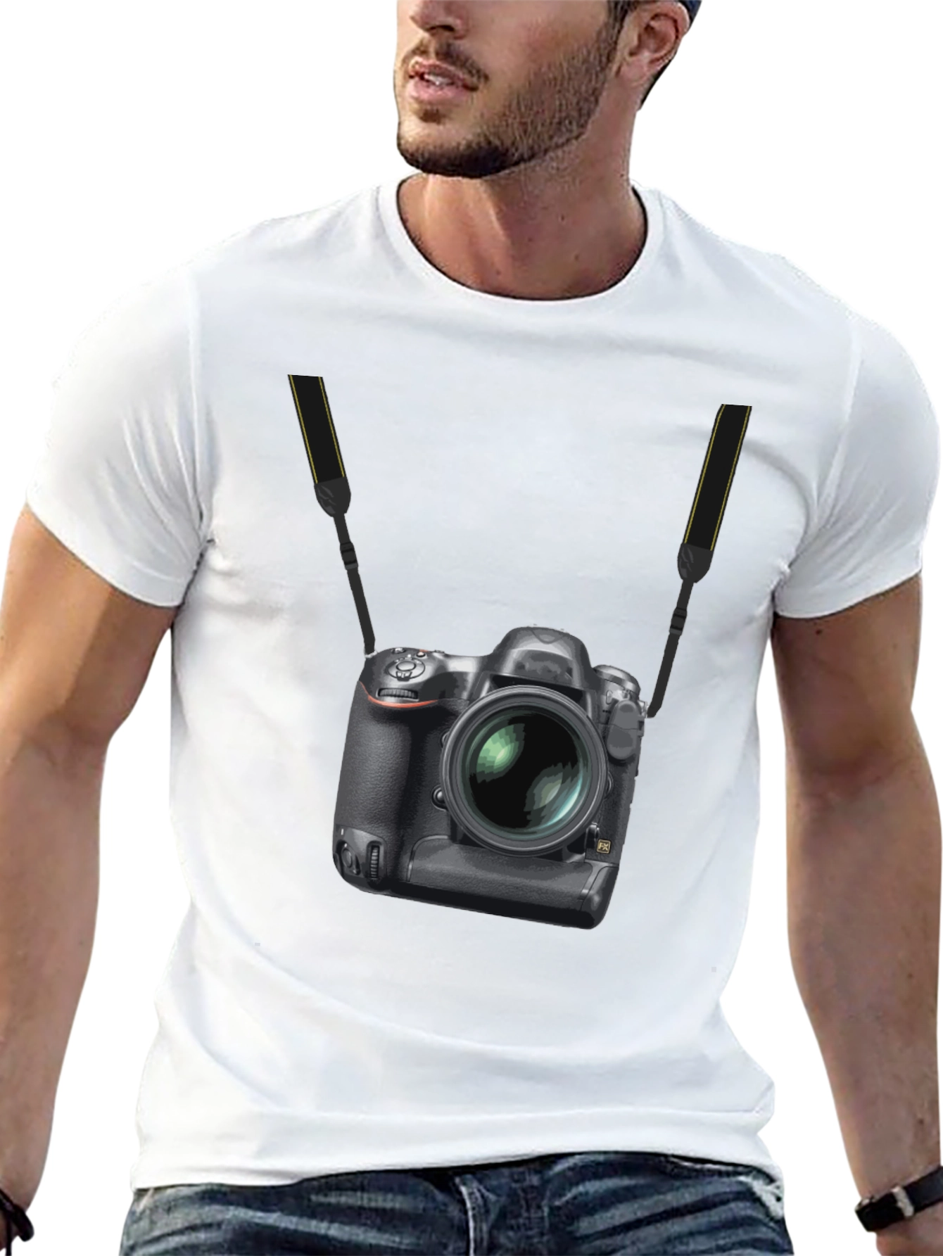 Camera Graphic Black T-Shirt