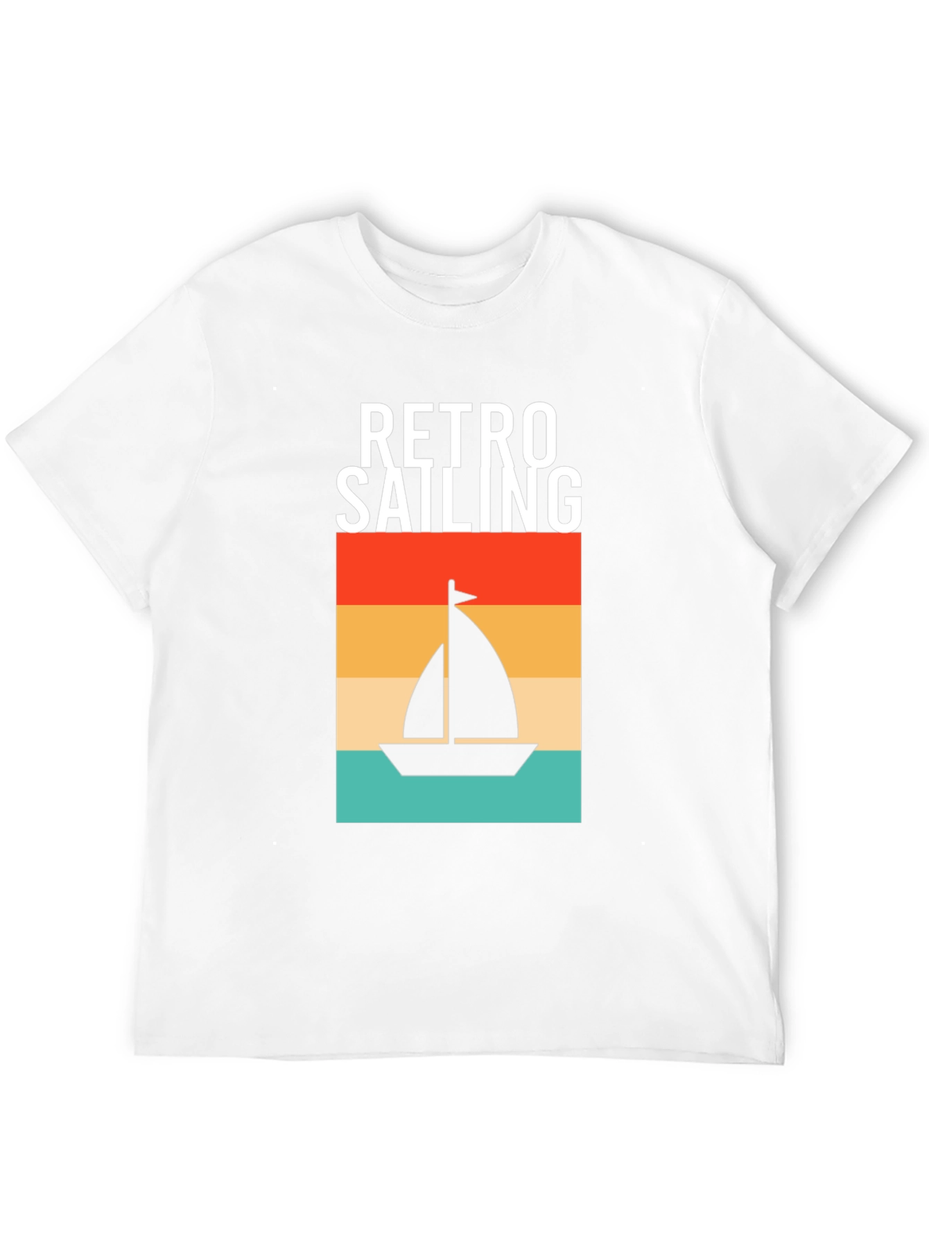 Retro Sailing T-Shirt: Nautical Design