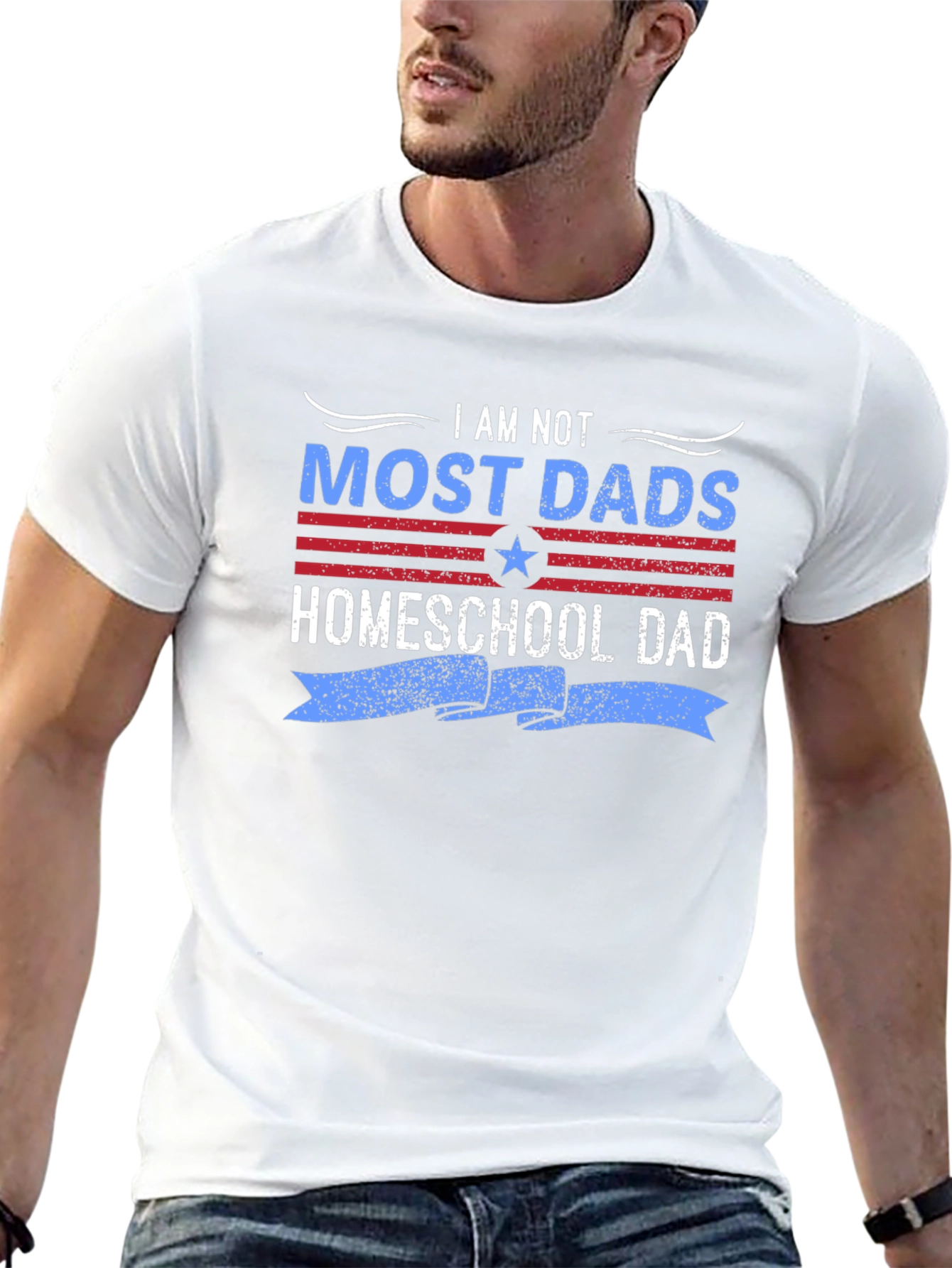 Homeschool Dad Graphic T-Shirt