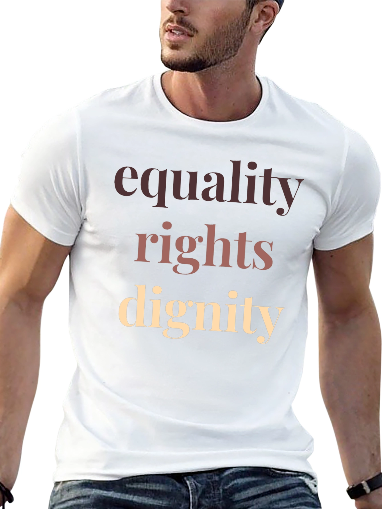 Equality Rights Dignity T-Shirt Black