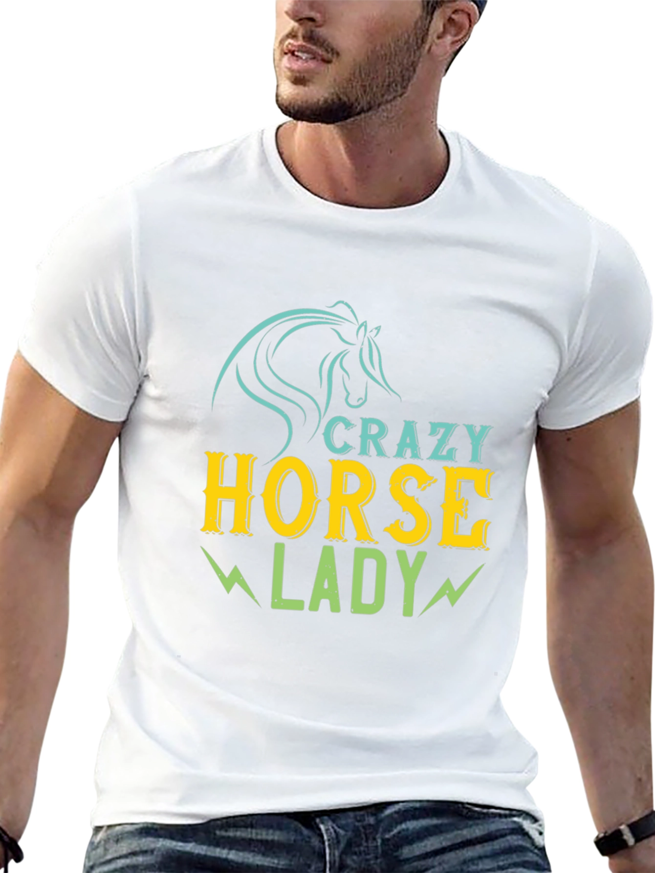 Crazy Horse Lady Graphic T-Shirt