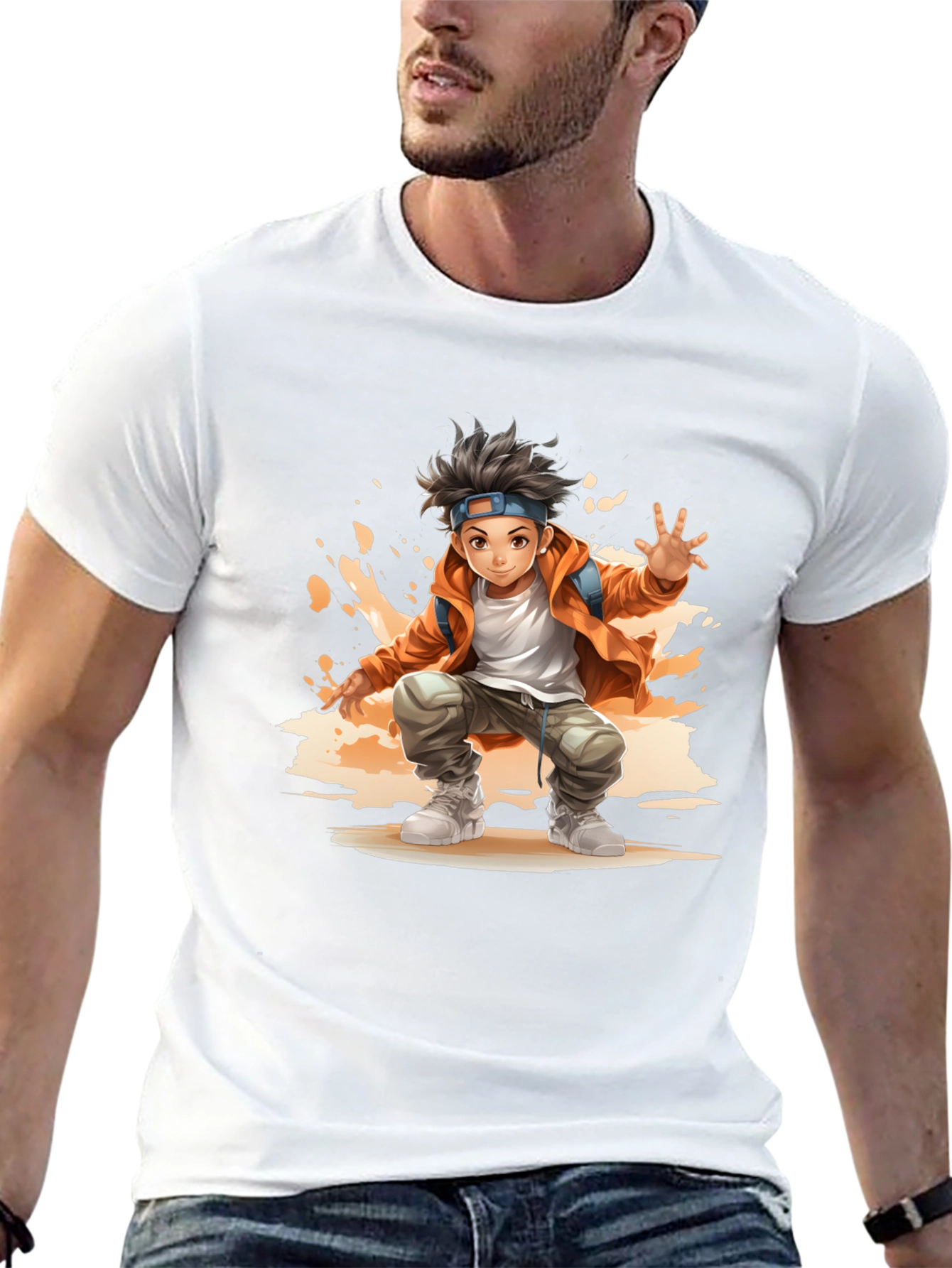 Anime Boy T-Shirt - Cool Graphic Tee