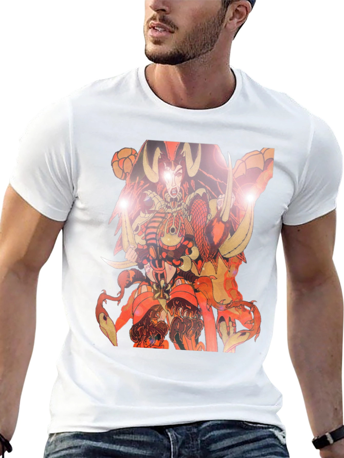 Graphic Print T-Shirt - Bold Fantasy Art