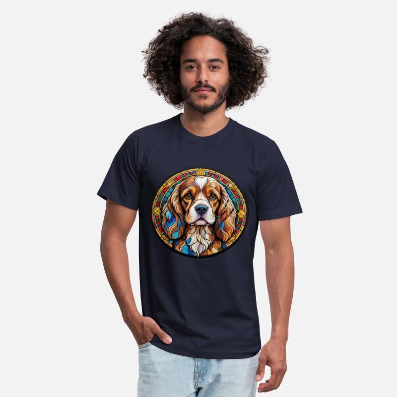 Spaniel Stained Grace - Vibrant Canine