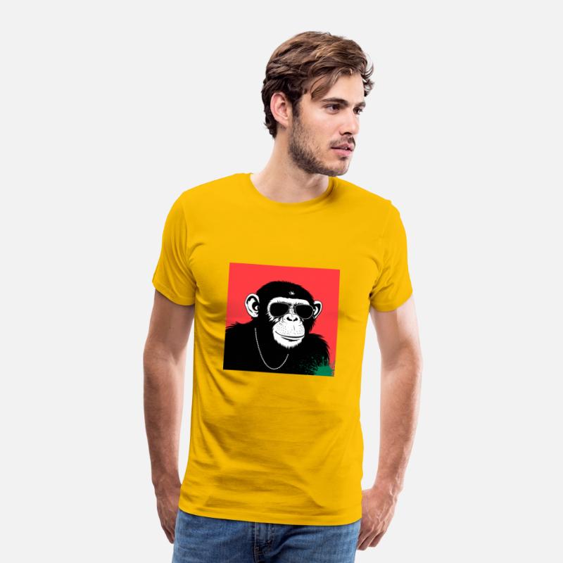 stylized chimpanzee