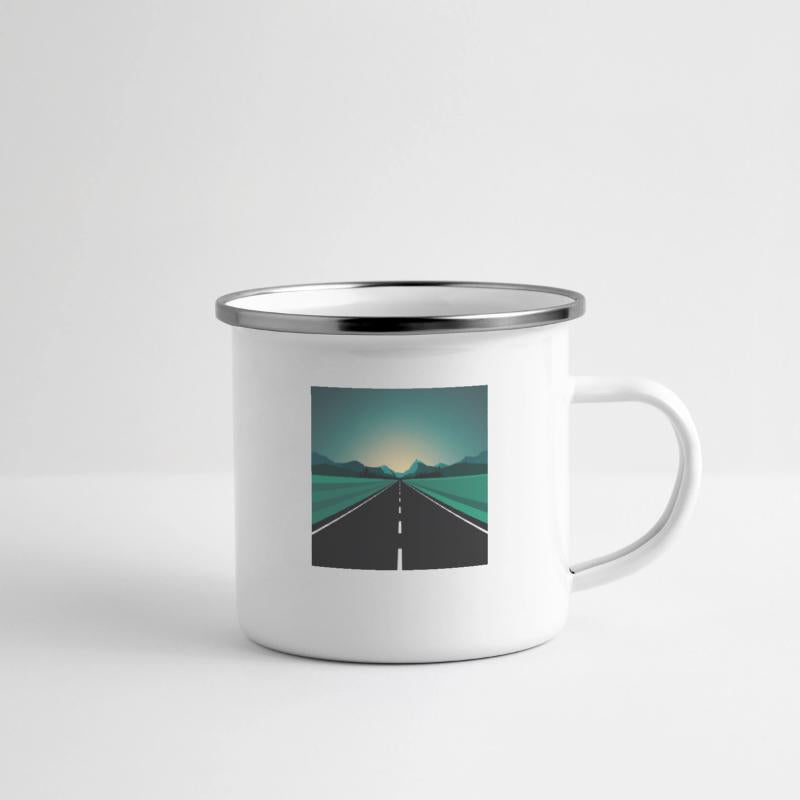 sun and road