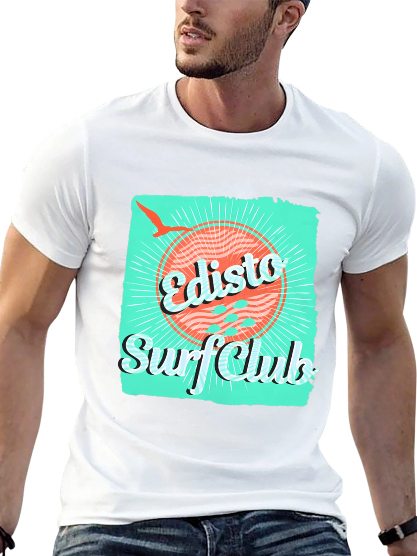 Edisto Surf Club Graphic Tee - Beach Vibes