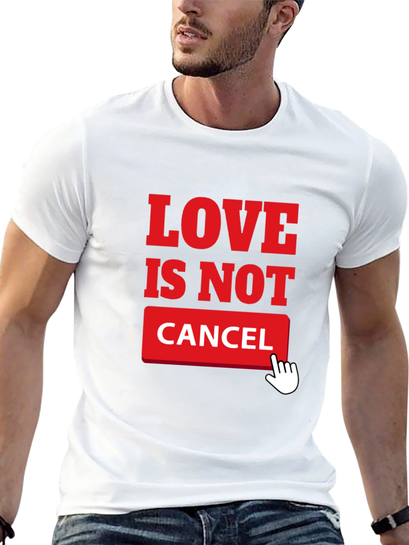 Love Is Not Cancel T-Shirt - Black Graphic Tee