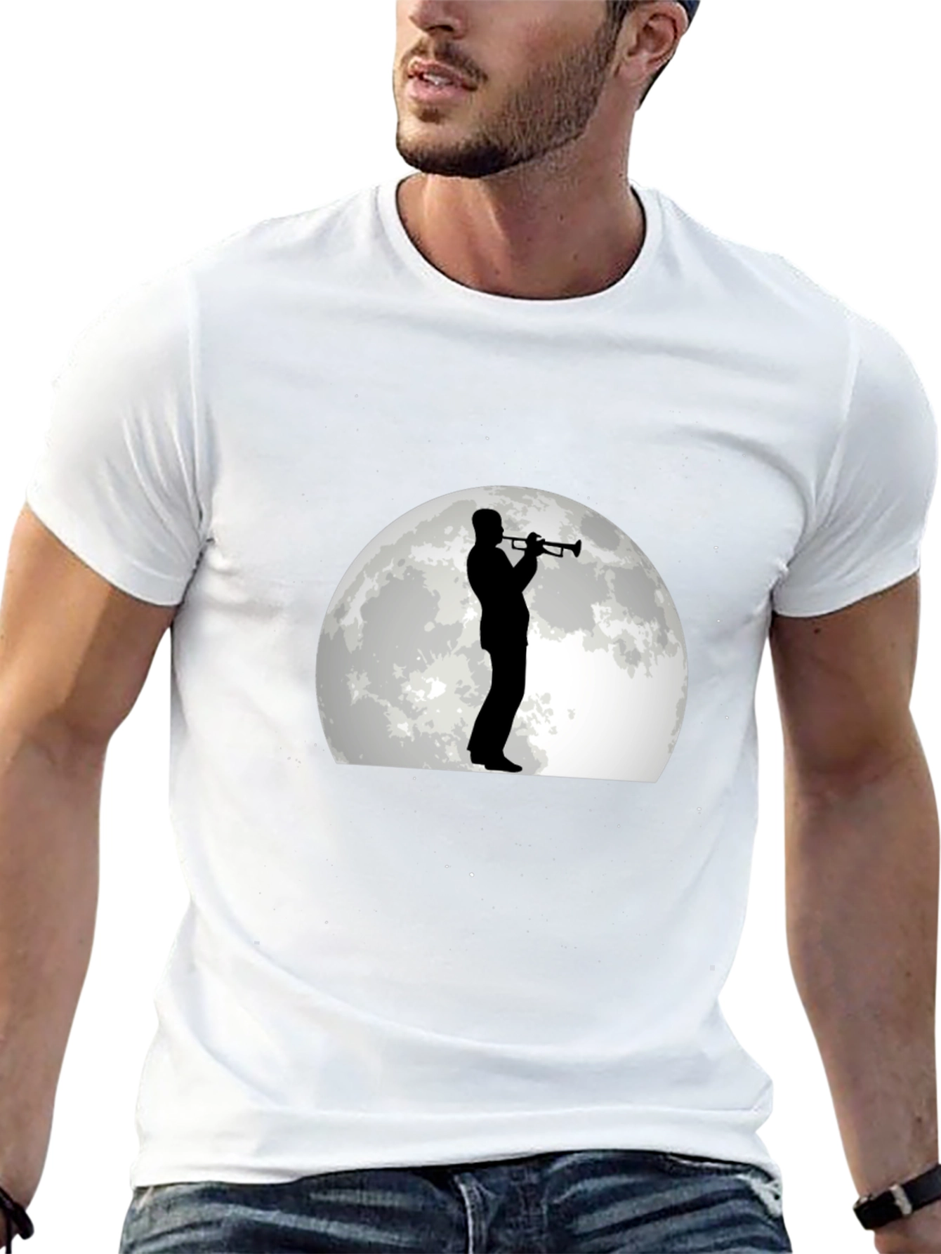Moonlight Serenade Trumpet T-Shirt