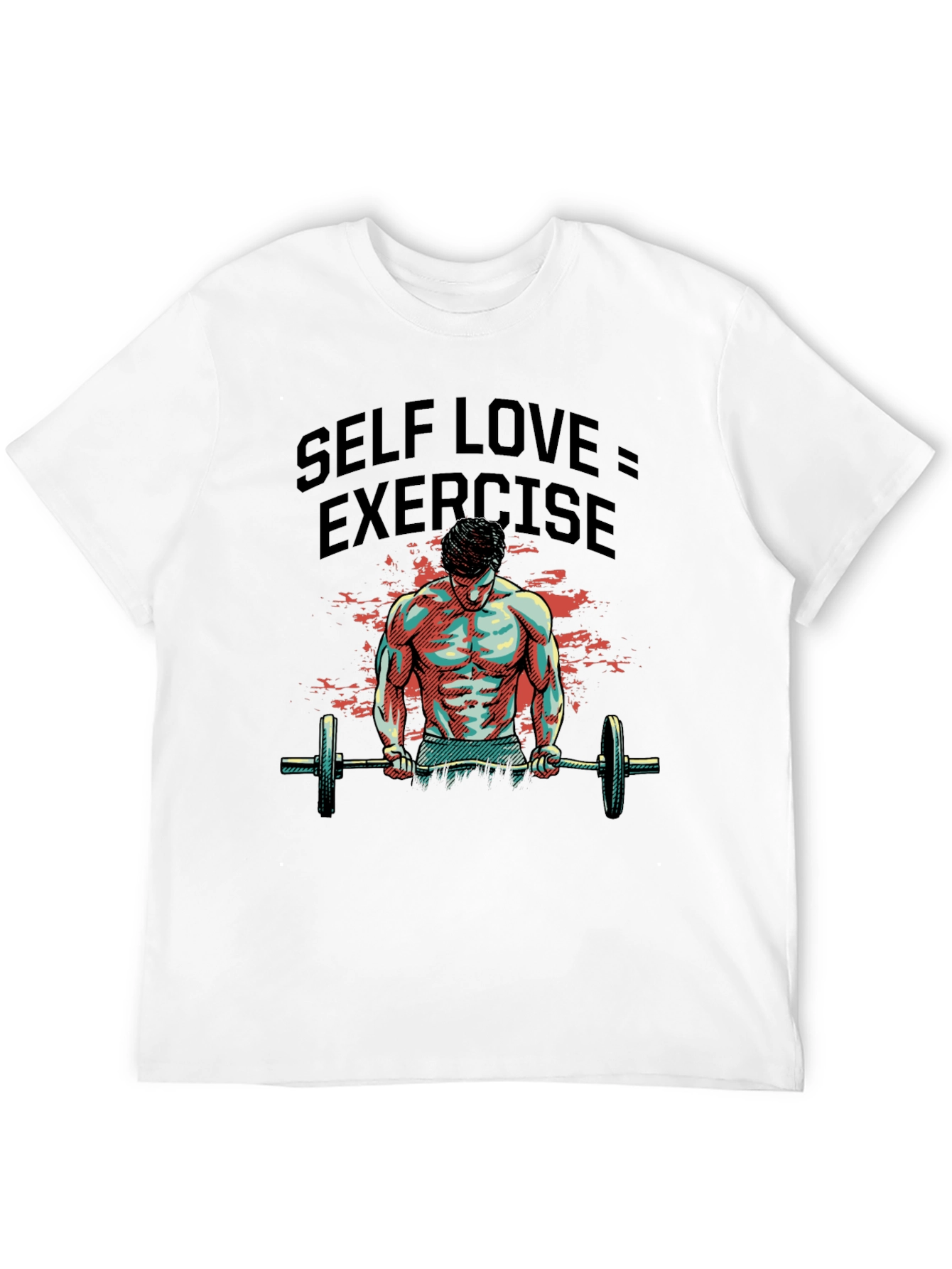 Self Love Exercise T-Shirt - Black Gym Wear