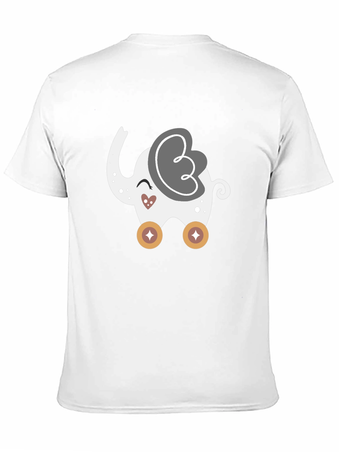 Cute Elephant Rolling Toy Graphic Tee