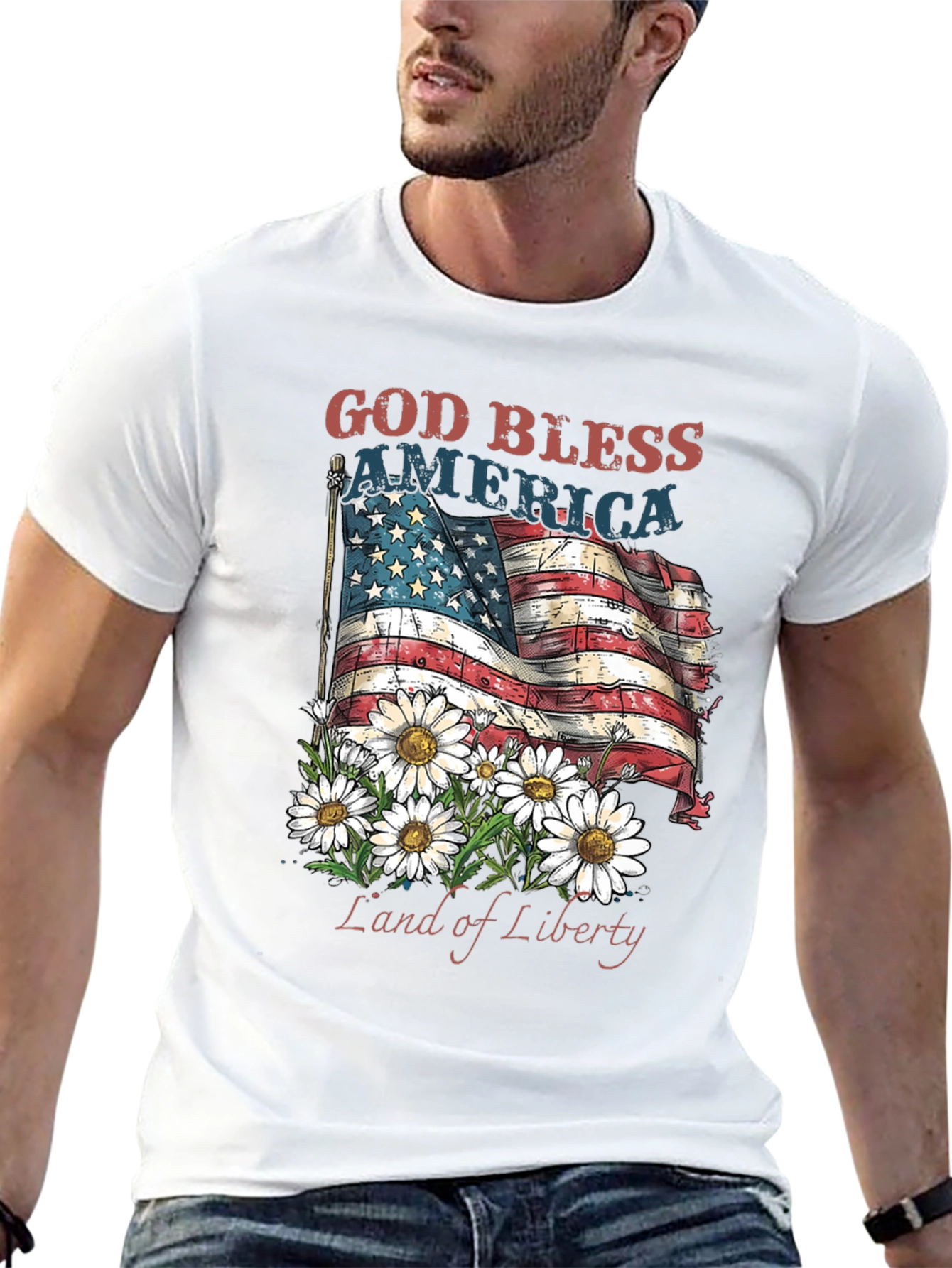 God Bless America Patriotic T-Shirt