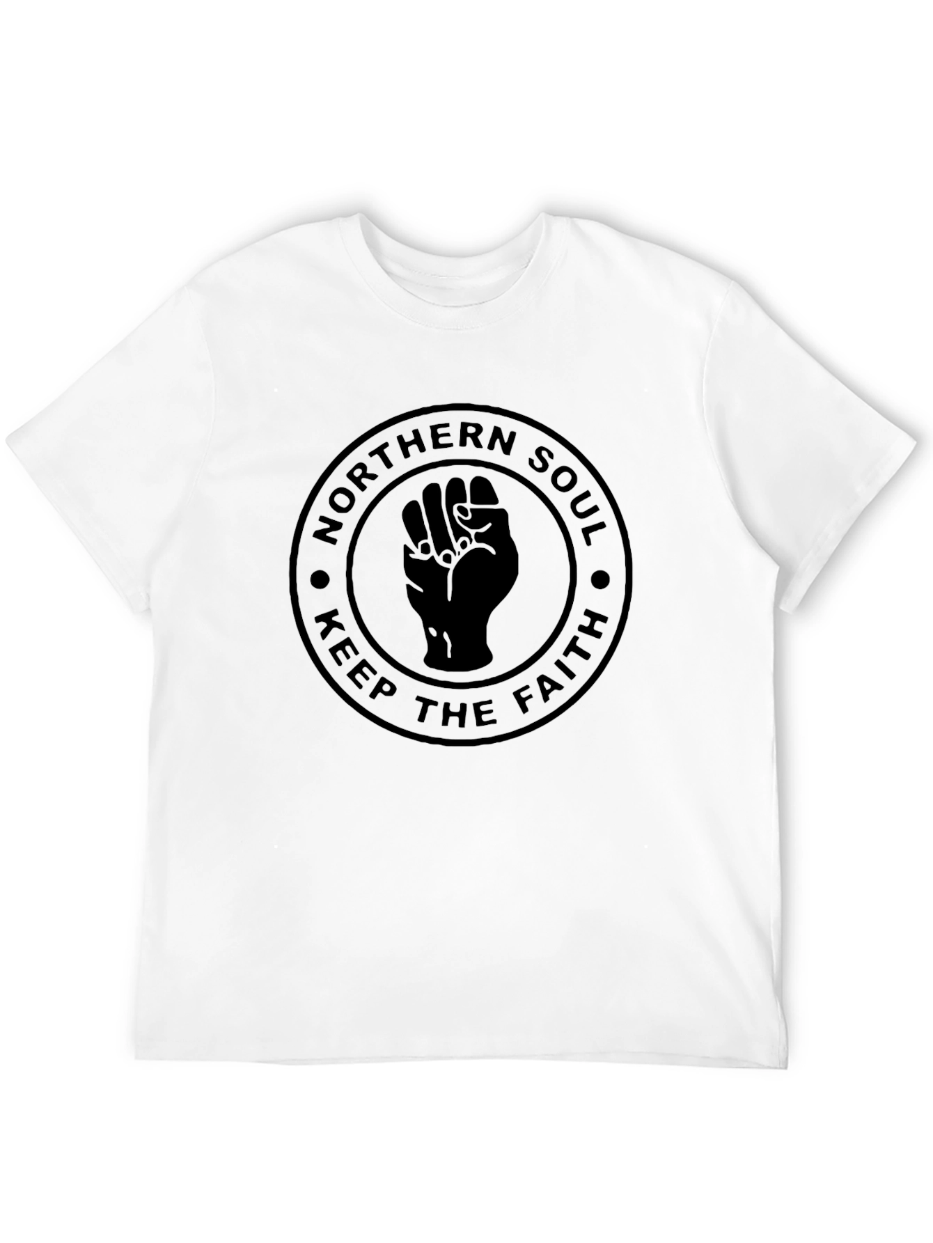 Northern Soul Keep the Faith Black T-Shirt
