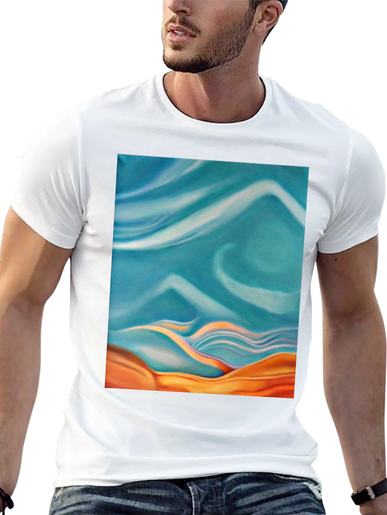 Abstract Art Graphic Tee - Cool & Stylish