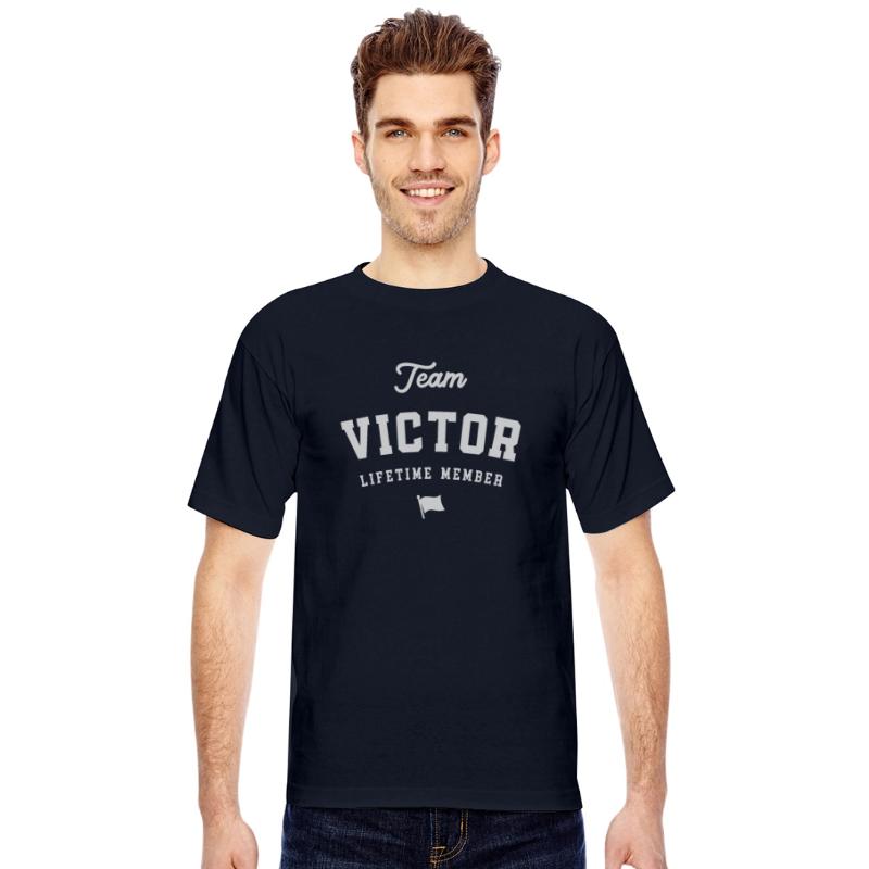 Team Victor Lifetime Member Funny Name Victor
