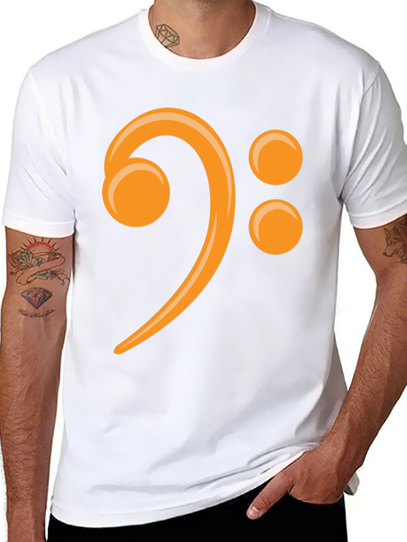 Bass Clef Graphic T-Shirt