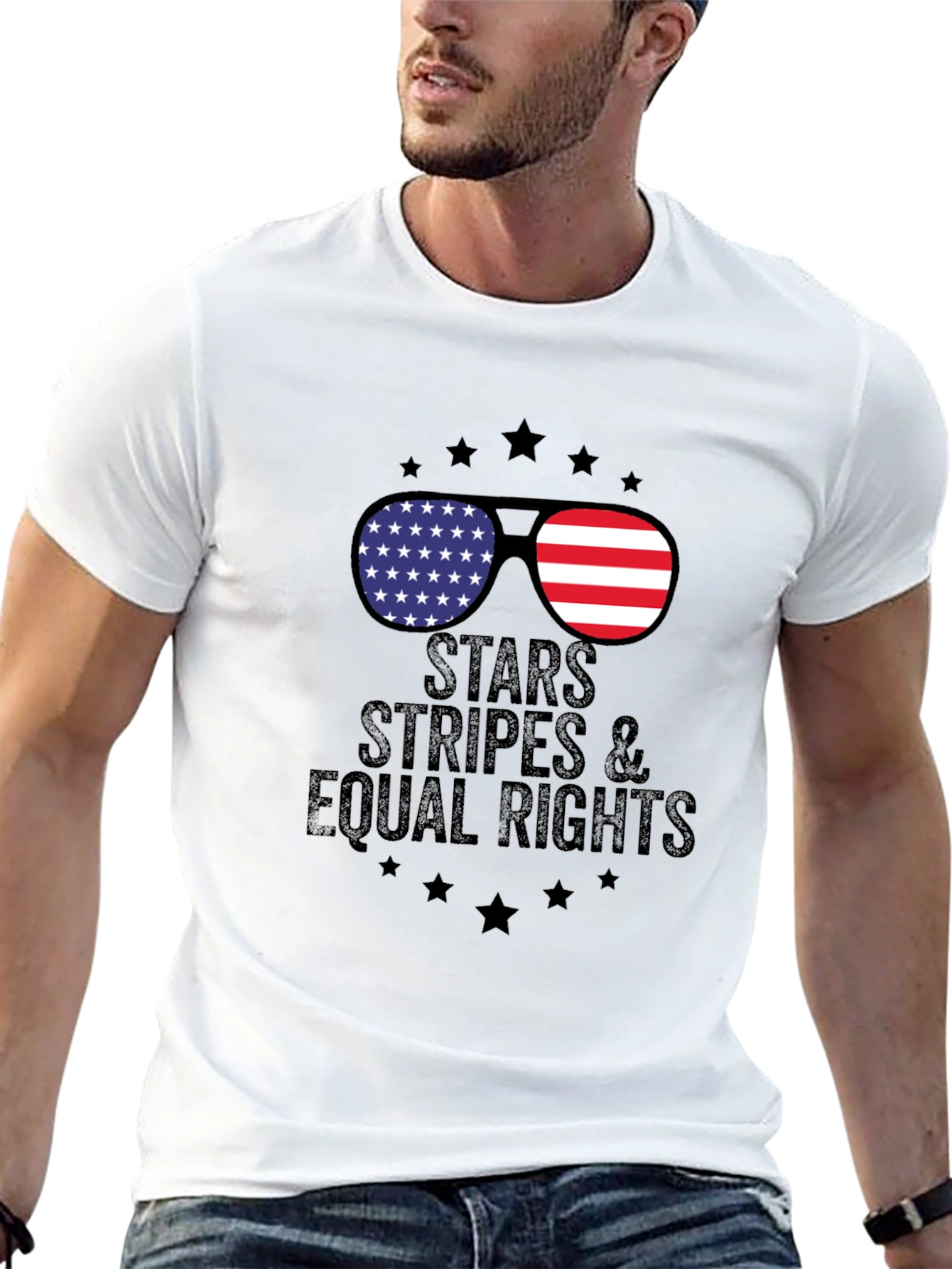 Stars Stripes & Equal Rights T-Shirt