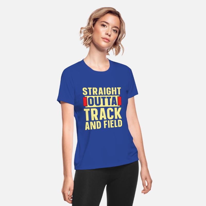 Track And Field Straight Outta Track And Running