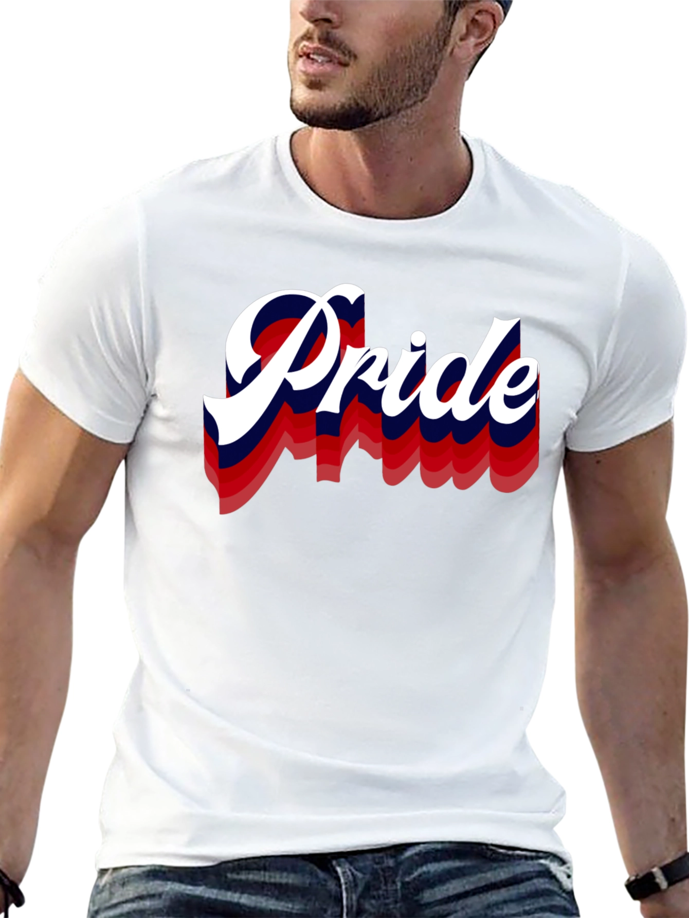 Pride Graphic Print Black T-Shirt