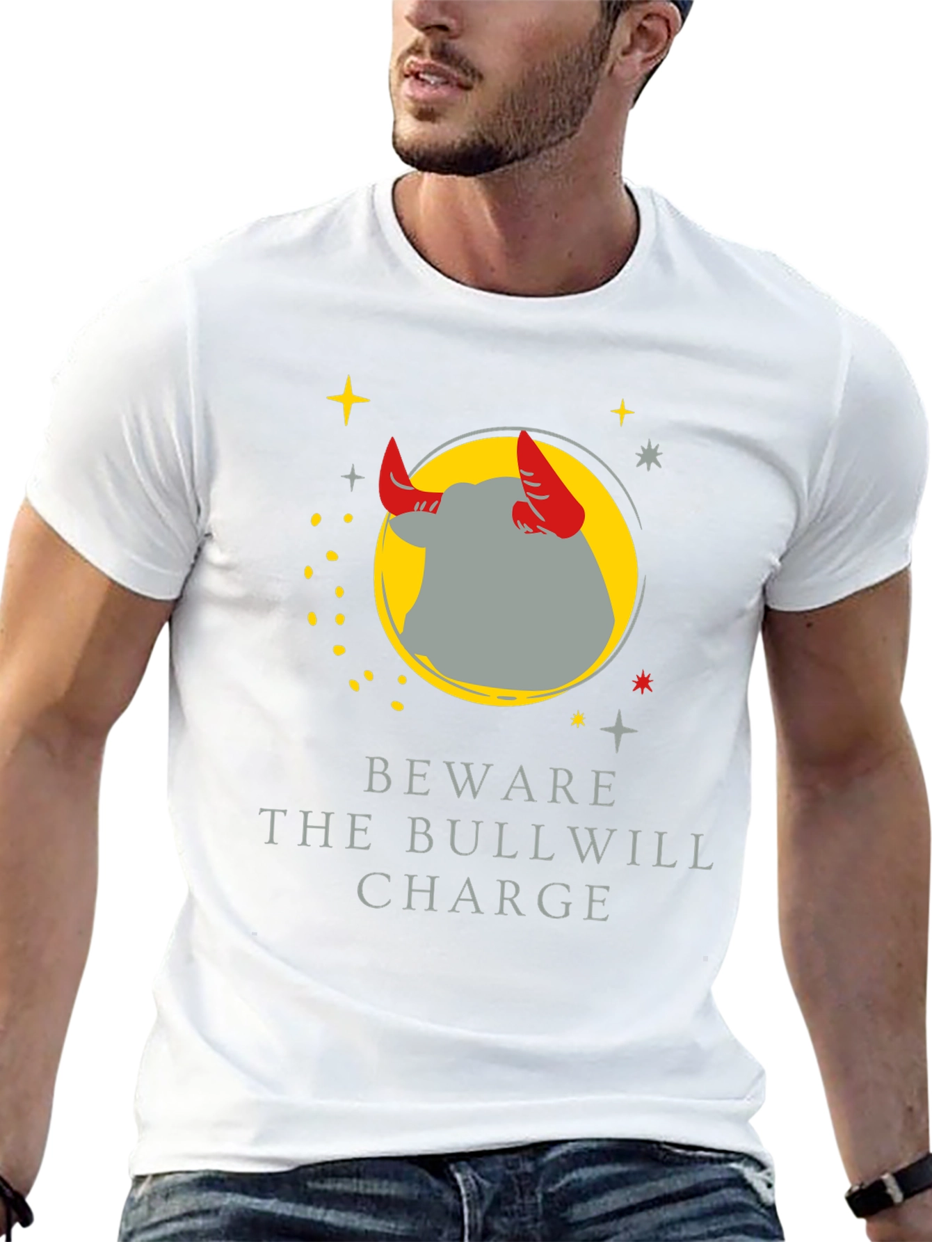 Beware the Bullwill Charge Graphic Tee