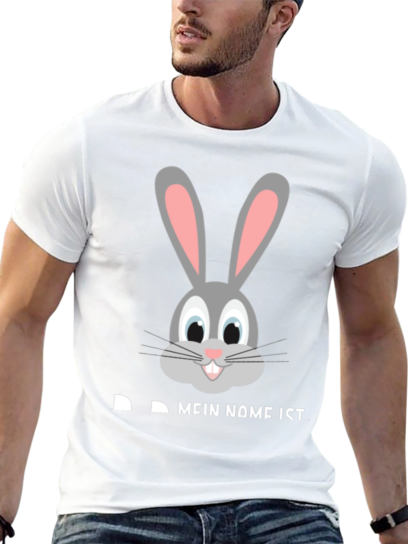 Bunny Face T-Shirt - Thats My Name Rabbit Tee