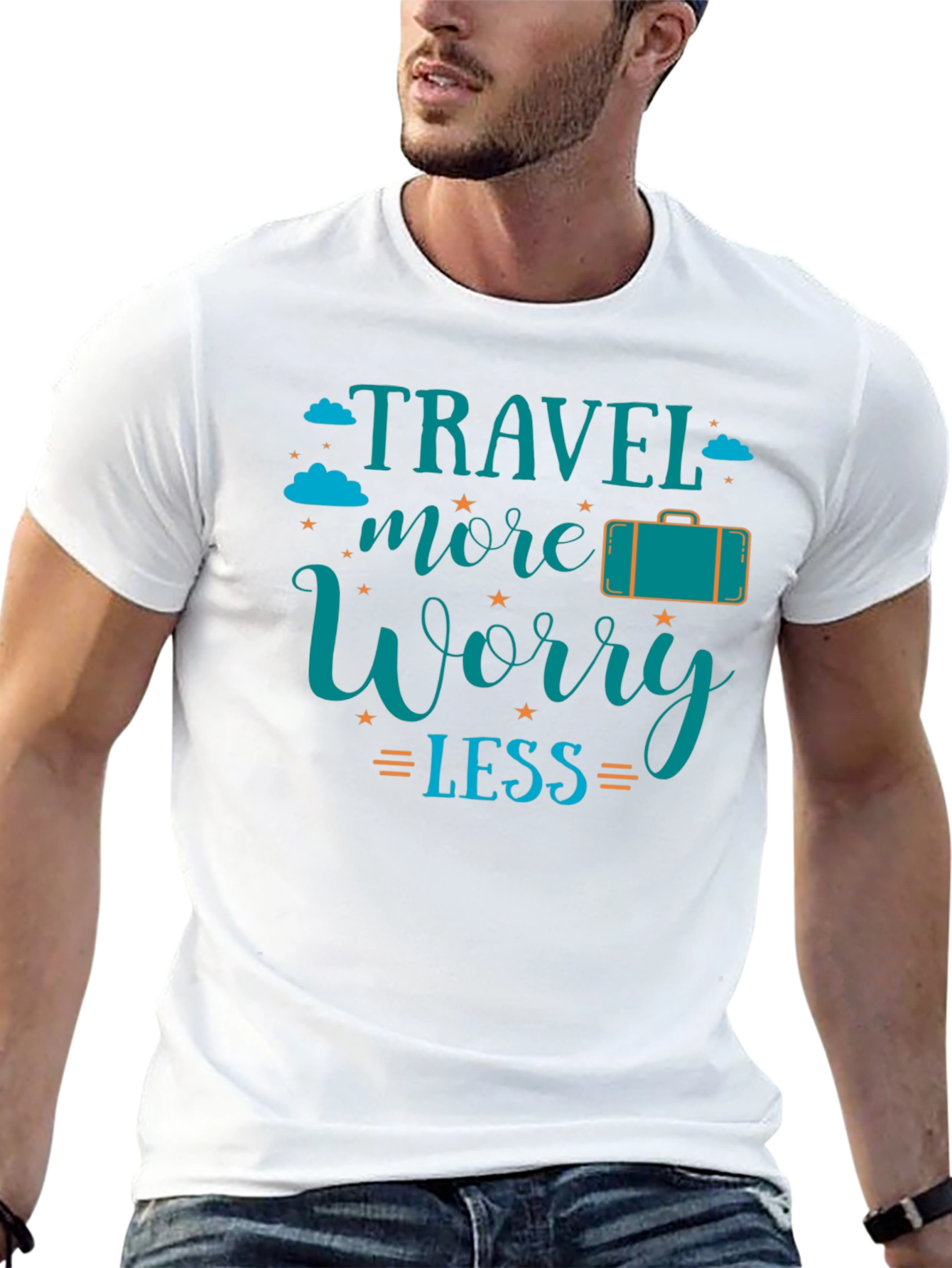 Travel More Worry Less Graphic Tee