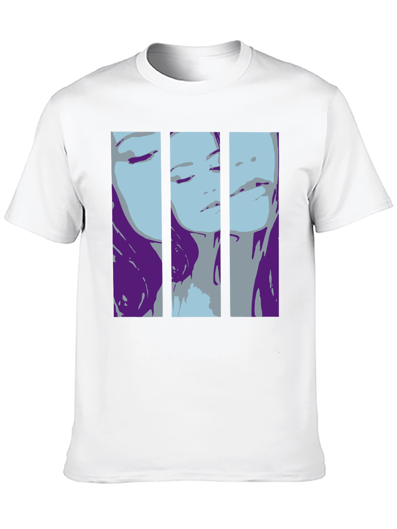 Abstract Woman Portrait Graphic Tee