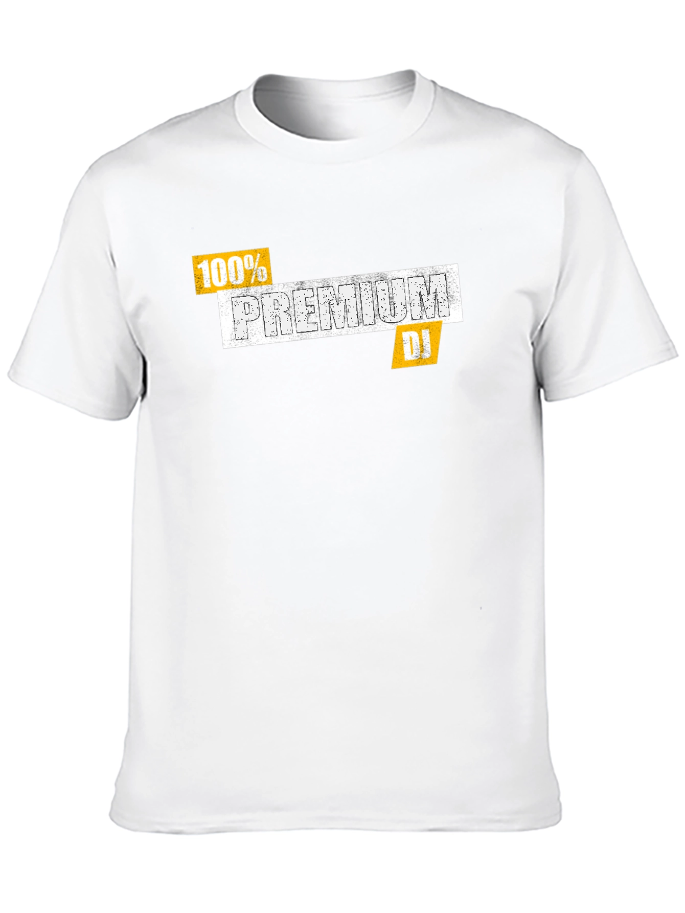 Premium DJ Black T-Shirt - 100% Cotton