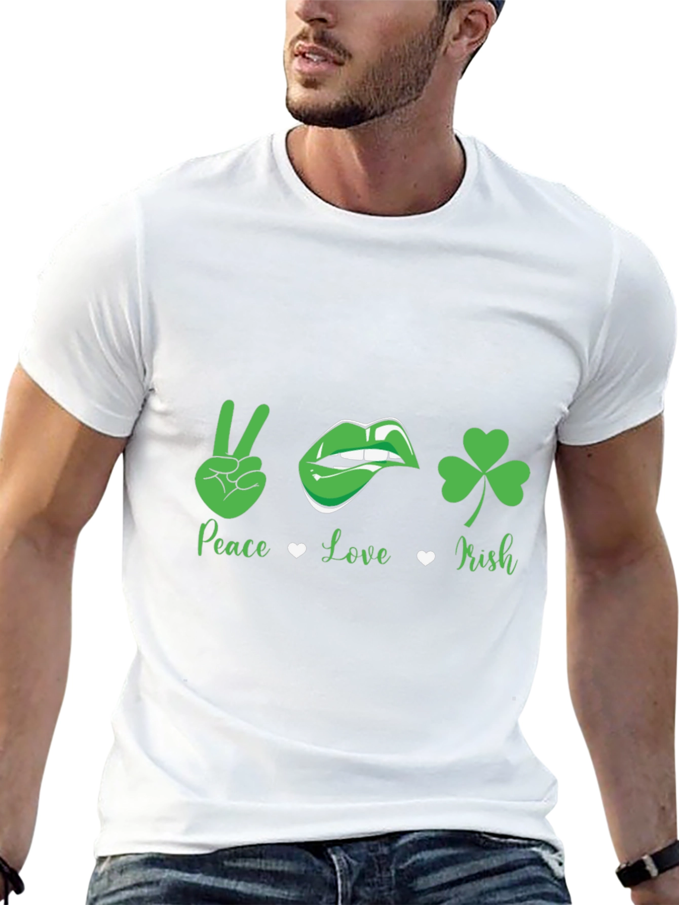 Peace Love Irish St. Patricks Day T-Shirt