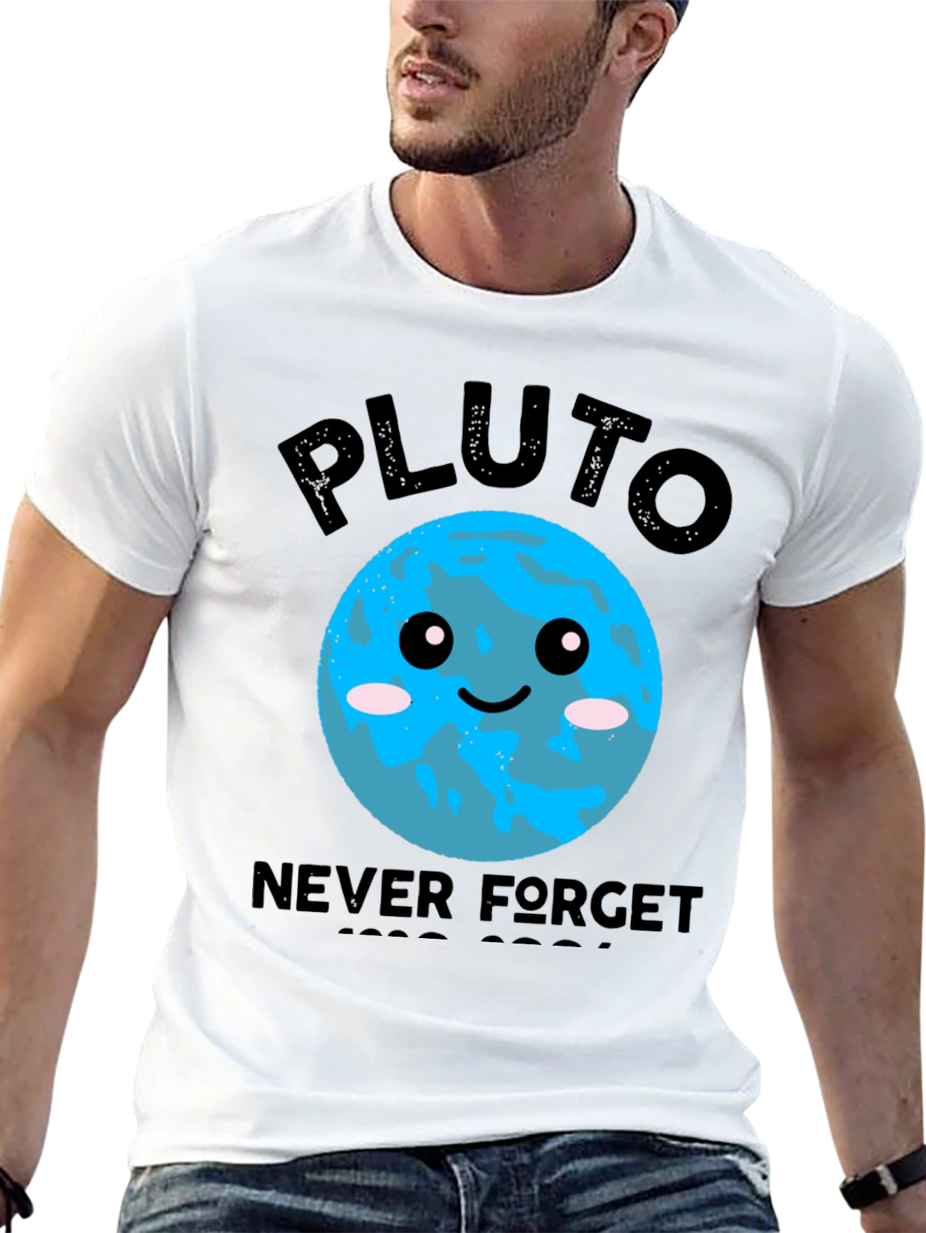 Pluto Never Forget Graphic T-Shirt