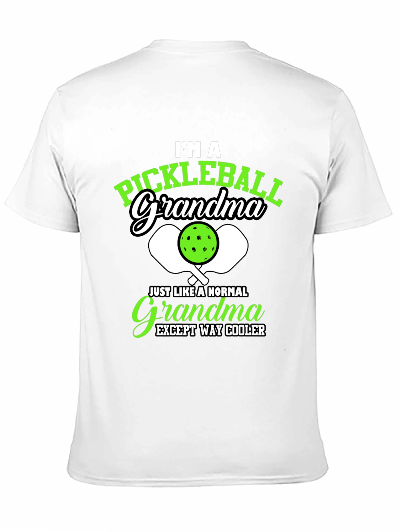 Pickleball Grandma Graphic T-Shirt