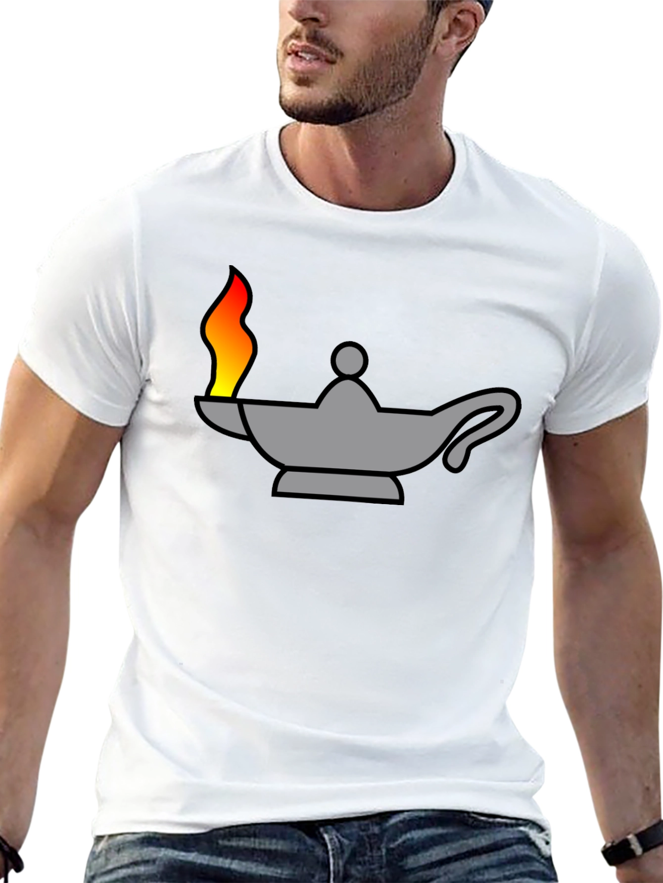 Magic Lamp T-Shirt - Genie Aladdin Style