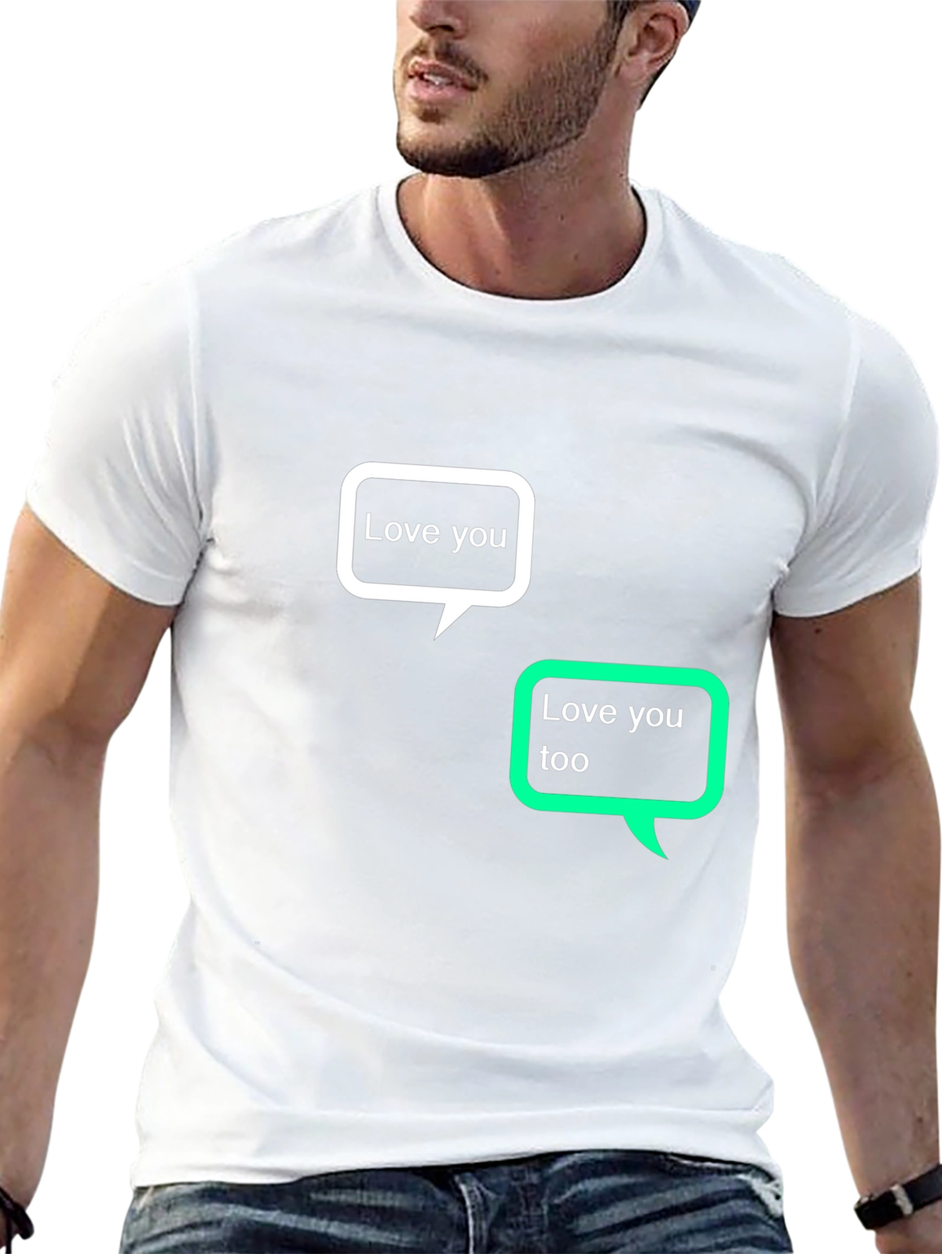 Love You Text Bubble T-Shirt