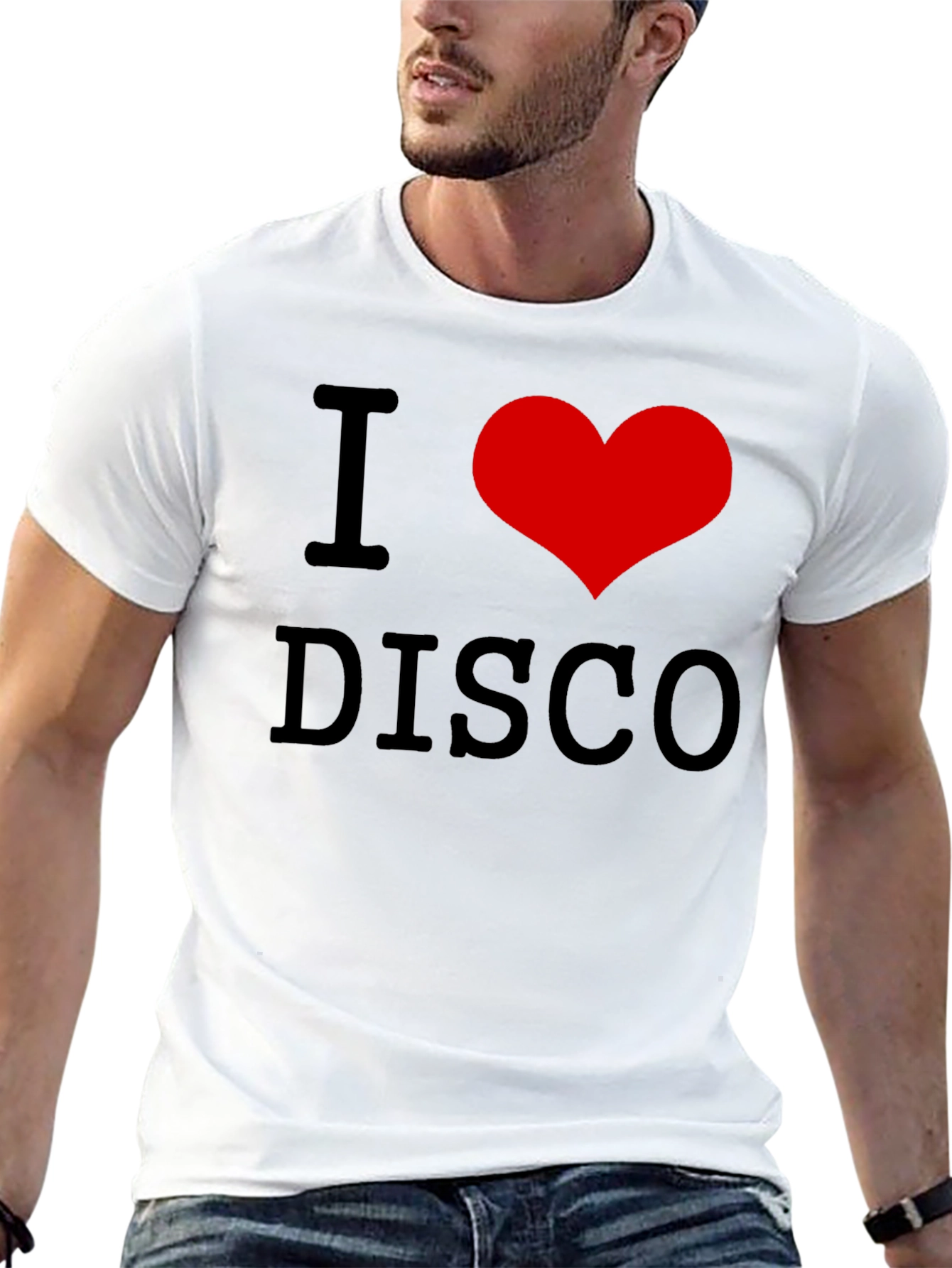 I Heart Disco Graphic Tee - Retro Dance Shirt
