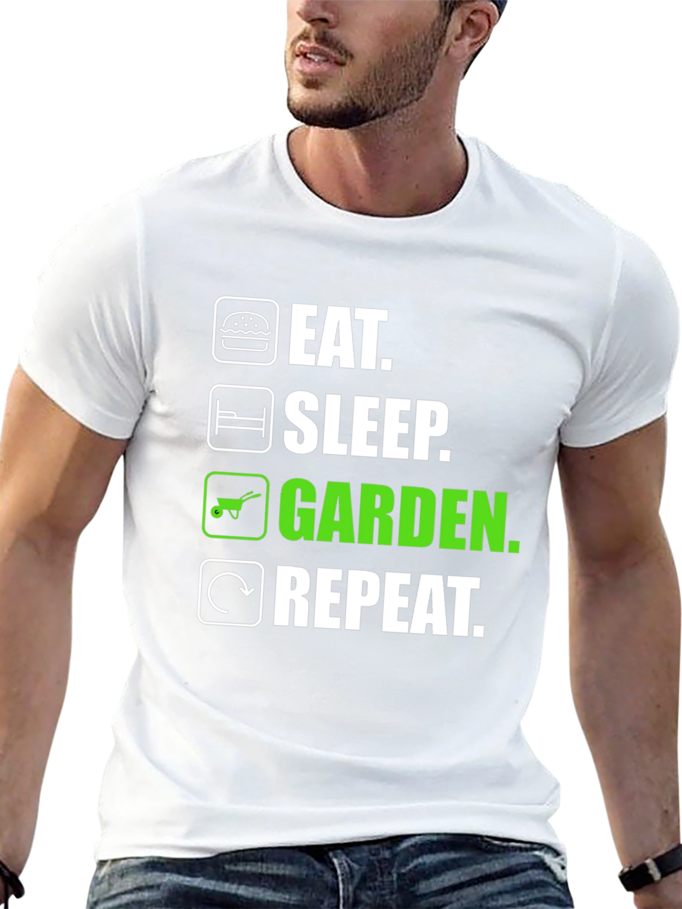 Eat Sleep Garden Repeat T-Shirt