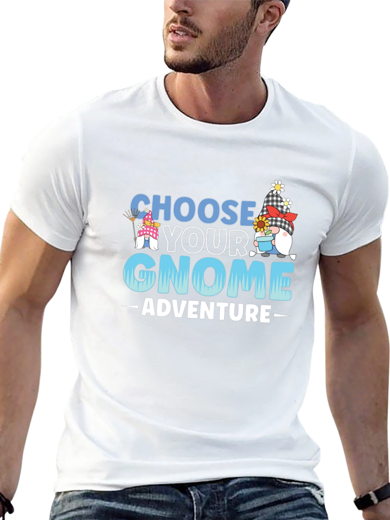 Choose Your Gnome Adventure Graphic T-Shirt