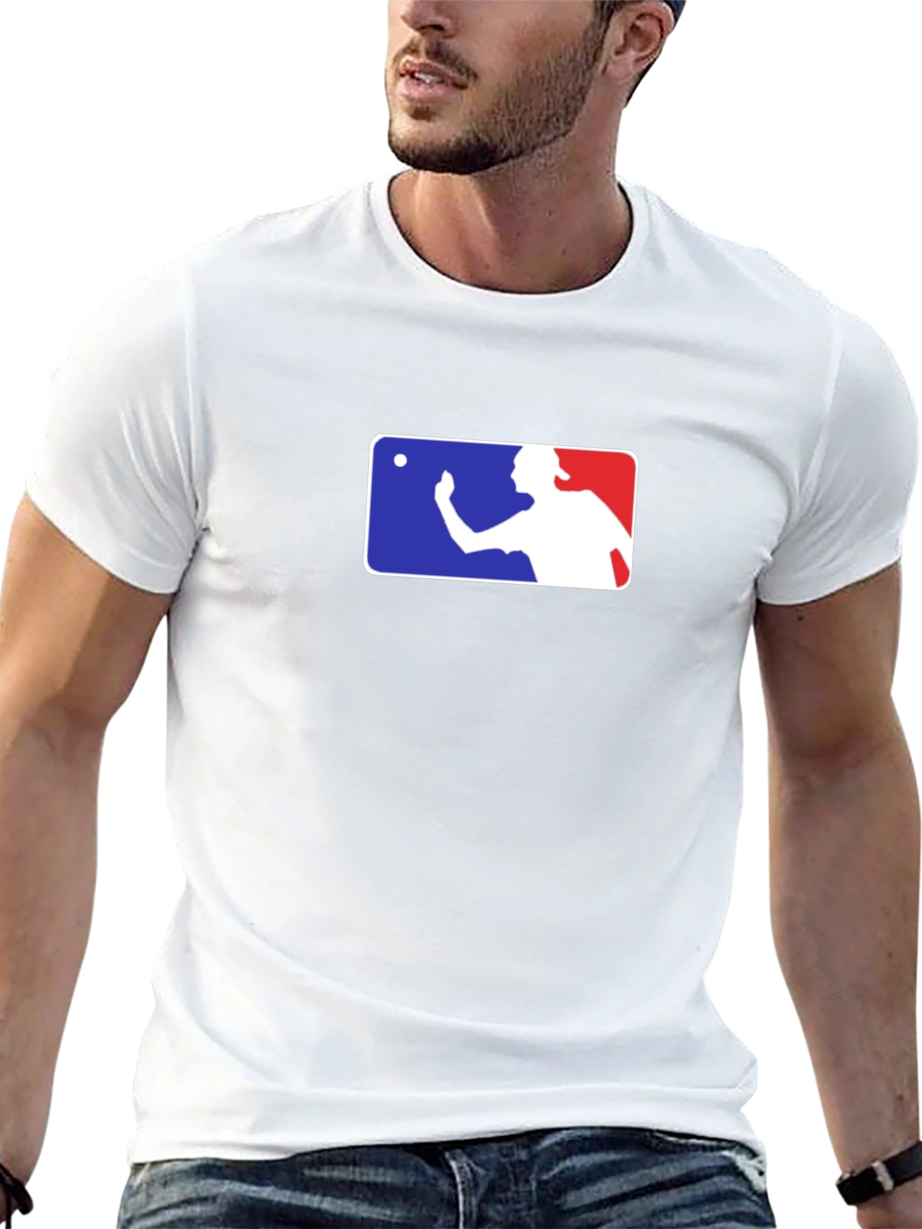 Table Tennis Player Graphic T-Shirt