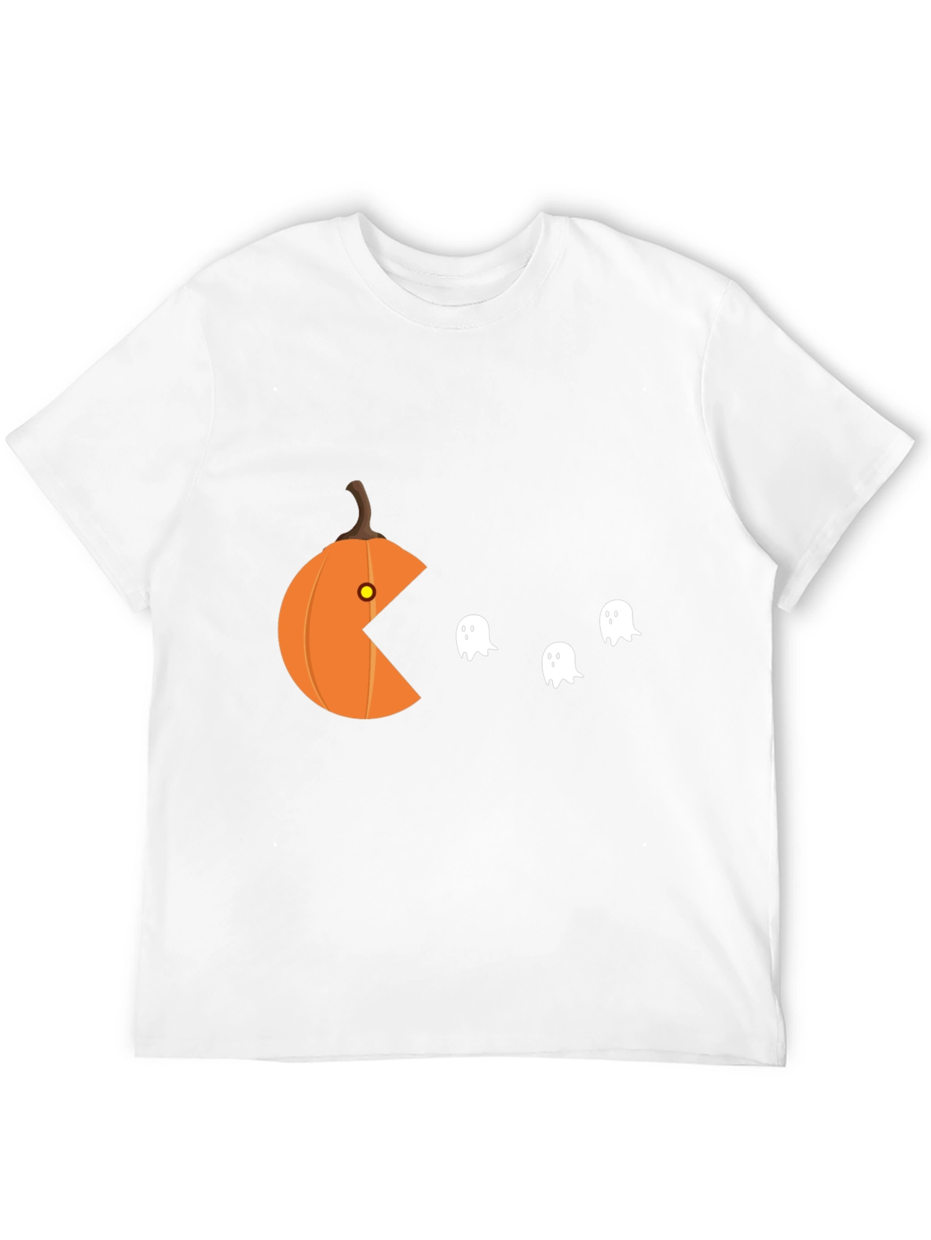Halloween Pumpkin Pac T-Shirt - Ghost Muncher Tee