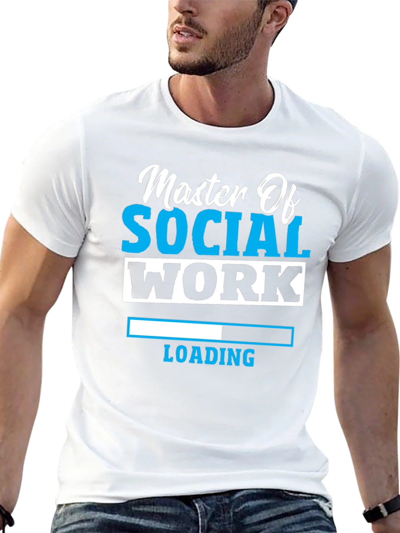 Master Of Social Work Loading T-Shirt