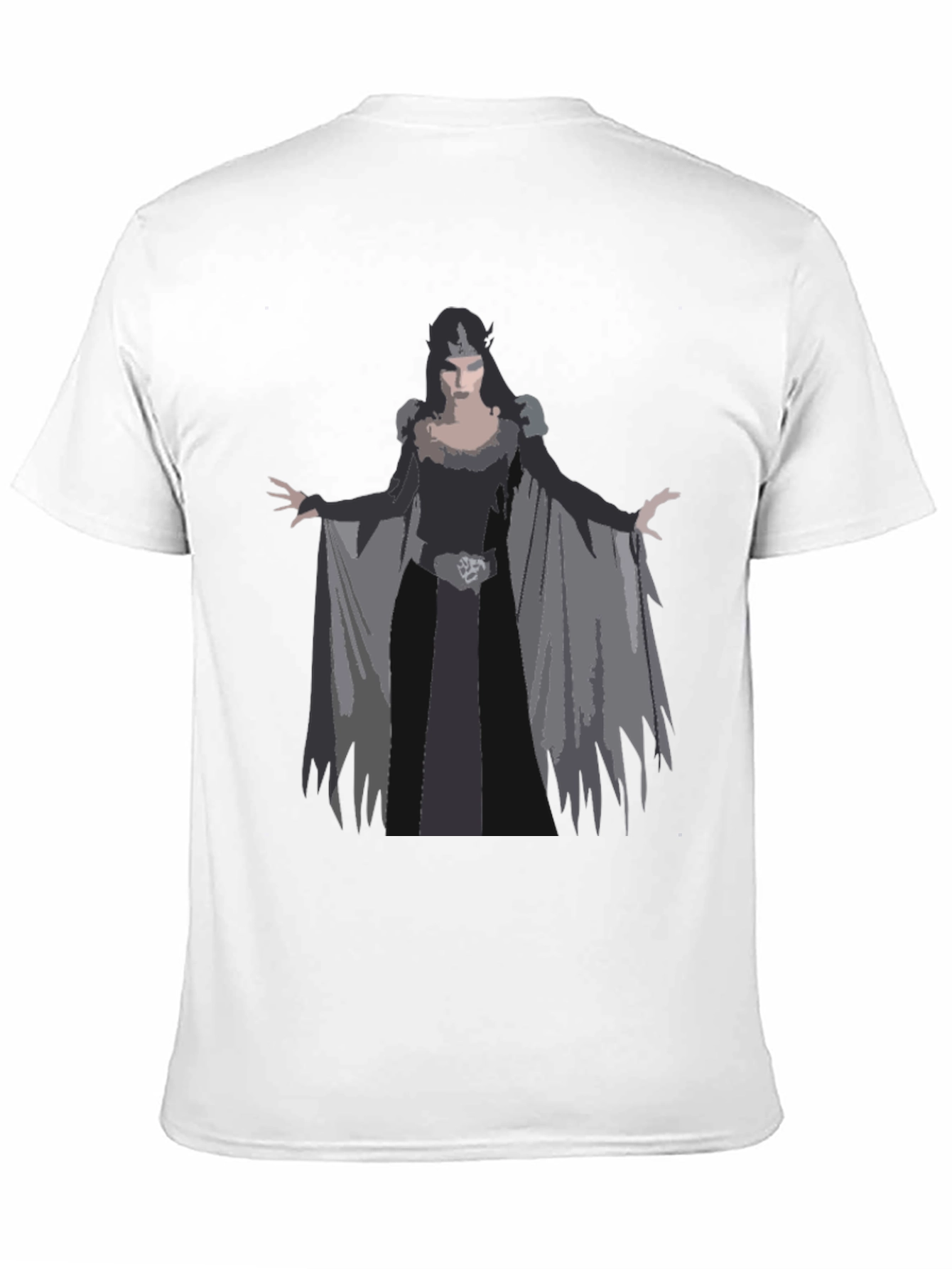 Dark Queen Graphic Tee - Gothic Fantasy Style