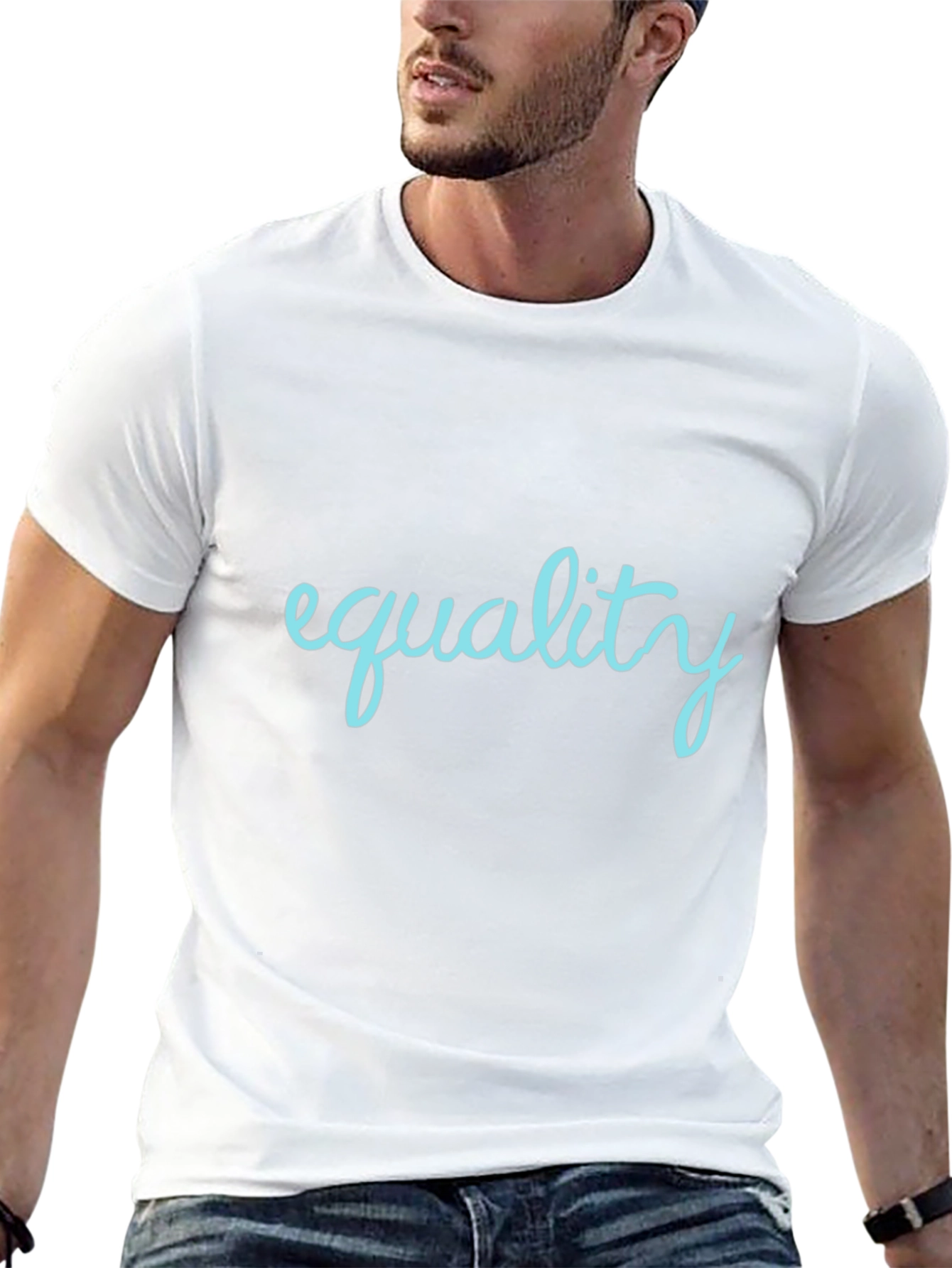 Equality Graphic Tee - Soft Black T-Shirt